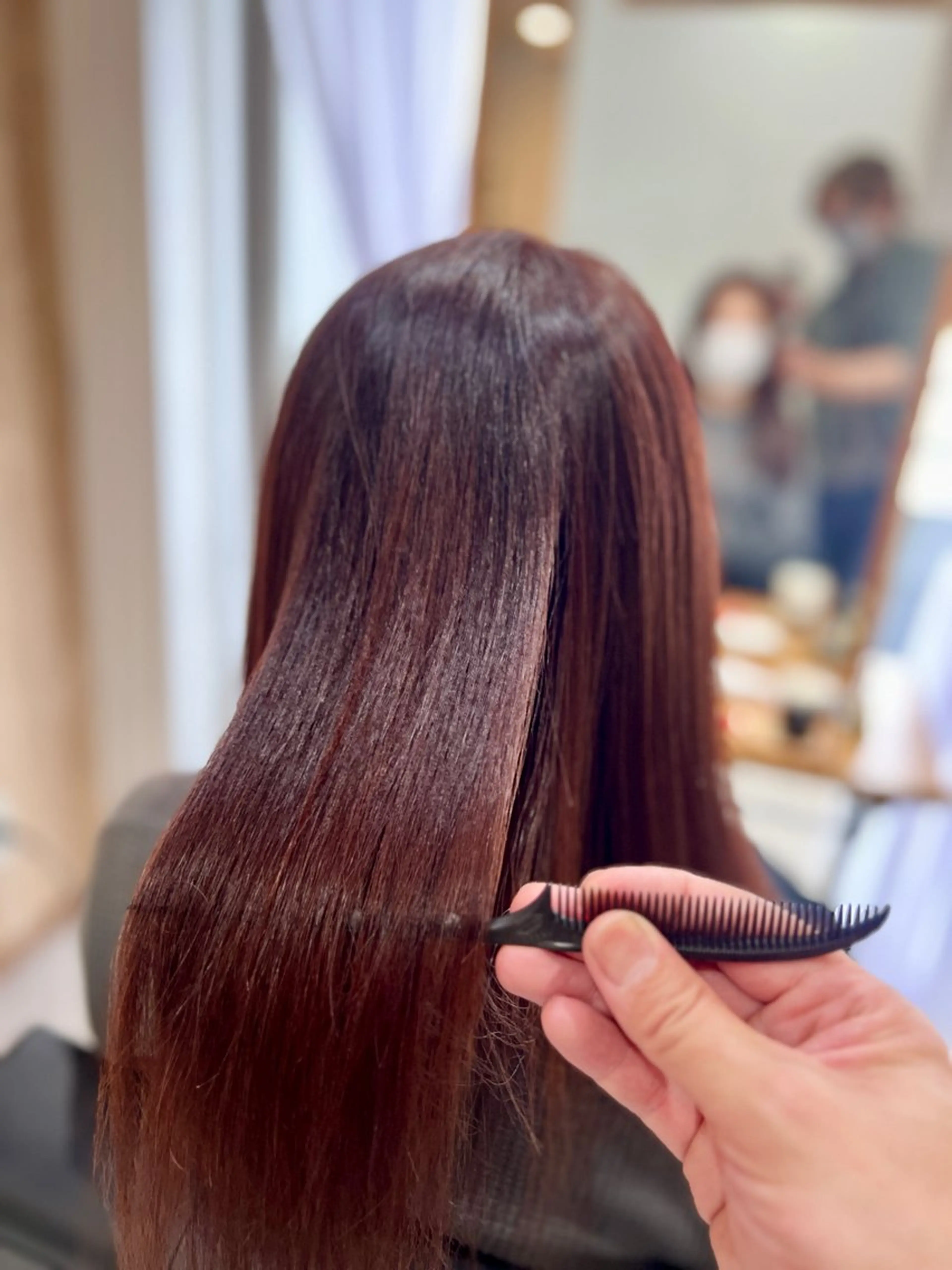 ロング カラー 髪質改善 縮毛矯正 トリートメント 髪質改善✨艶カラー MASAYAのヘアスタイル