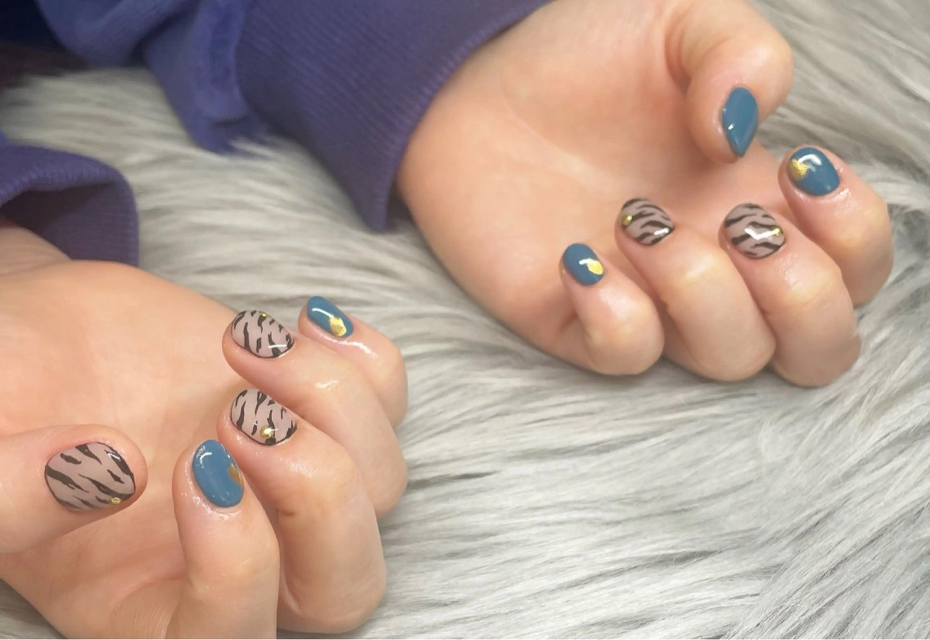 ネイル アートネイル ショートネイル 東大阪マツエクネイル reiのマツエク・マツパデザイン