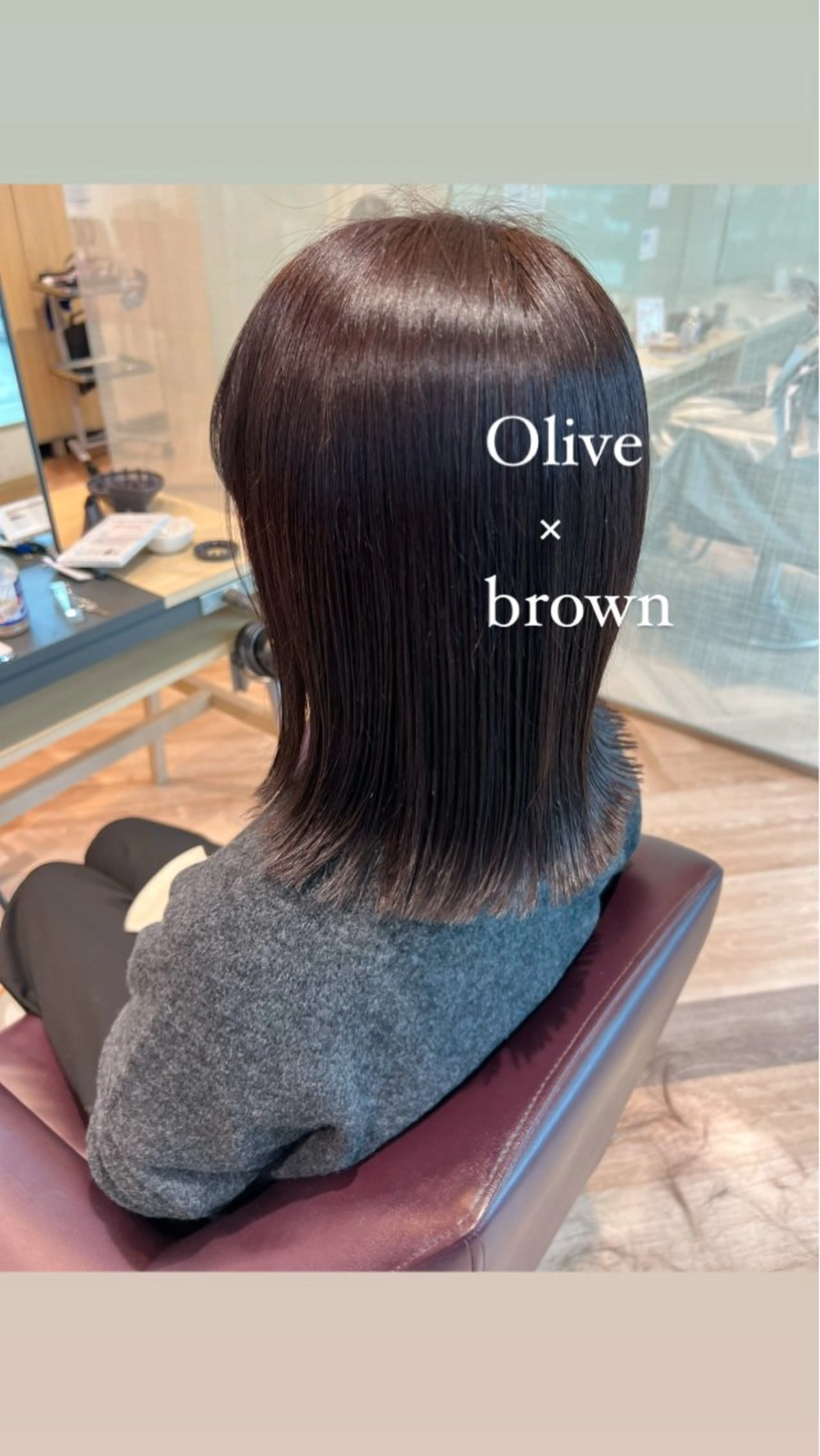 ミディアム 加納千華 /ボブ/ぱつっとボブのヘアスタイル