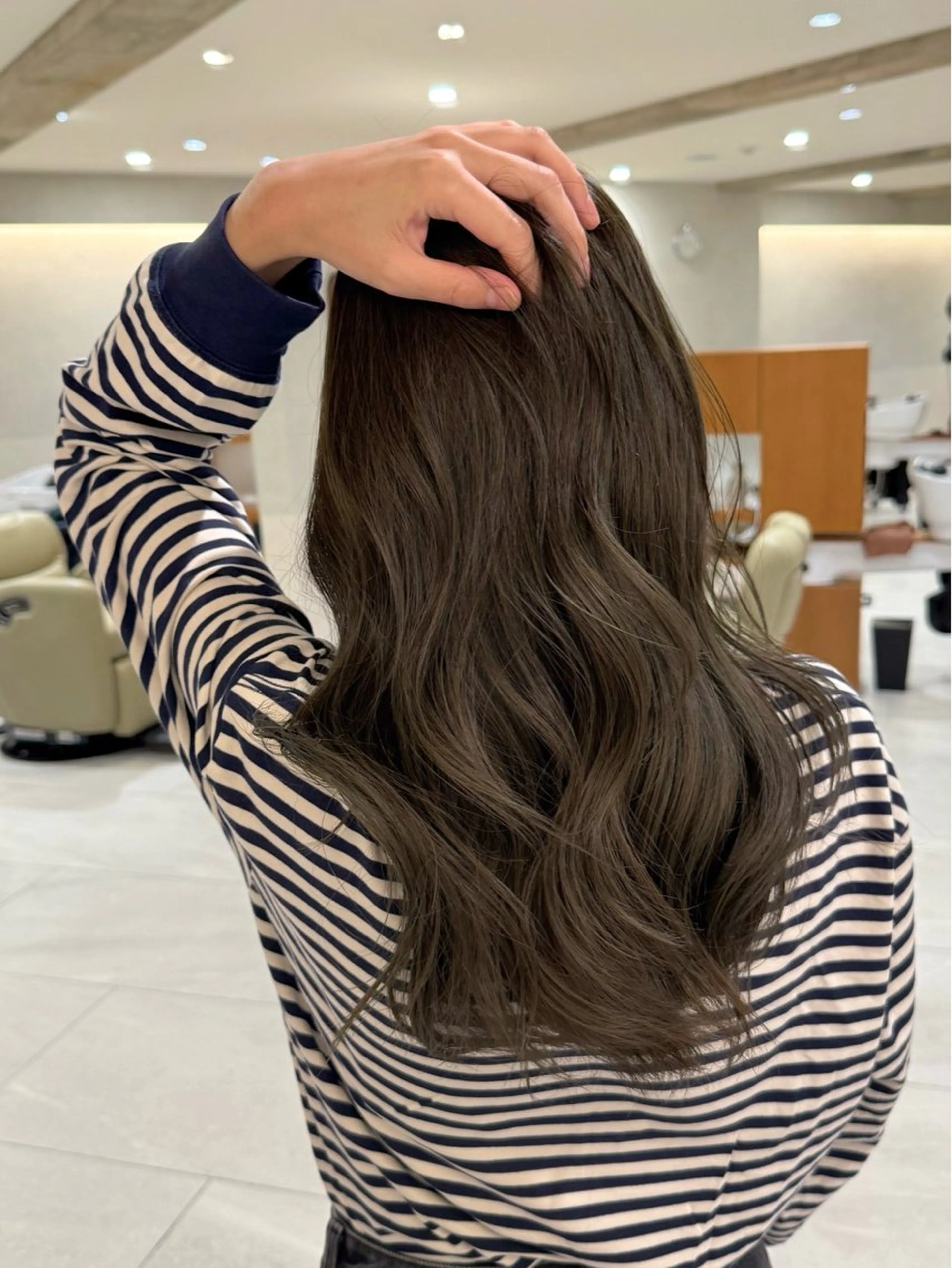 ロング カット ヘアカラー トリートメント MISATO THIRD SHOPのヘアスタイル