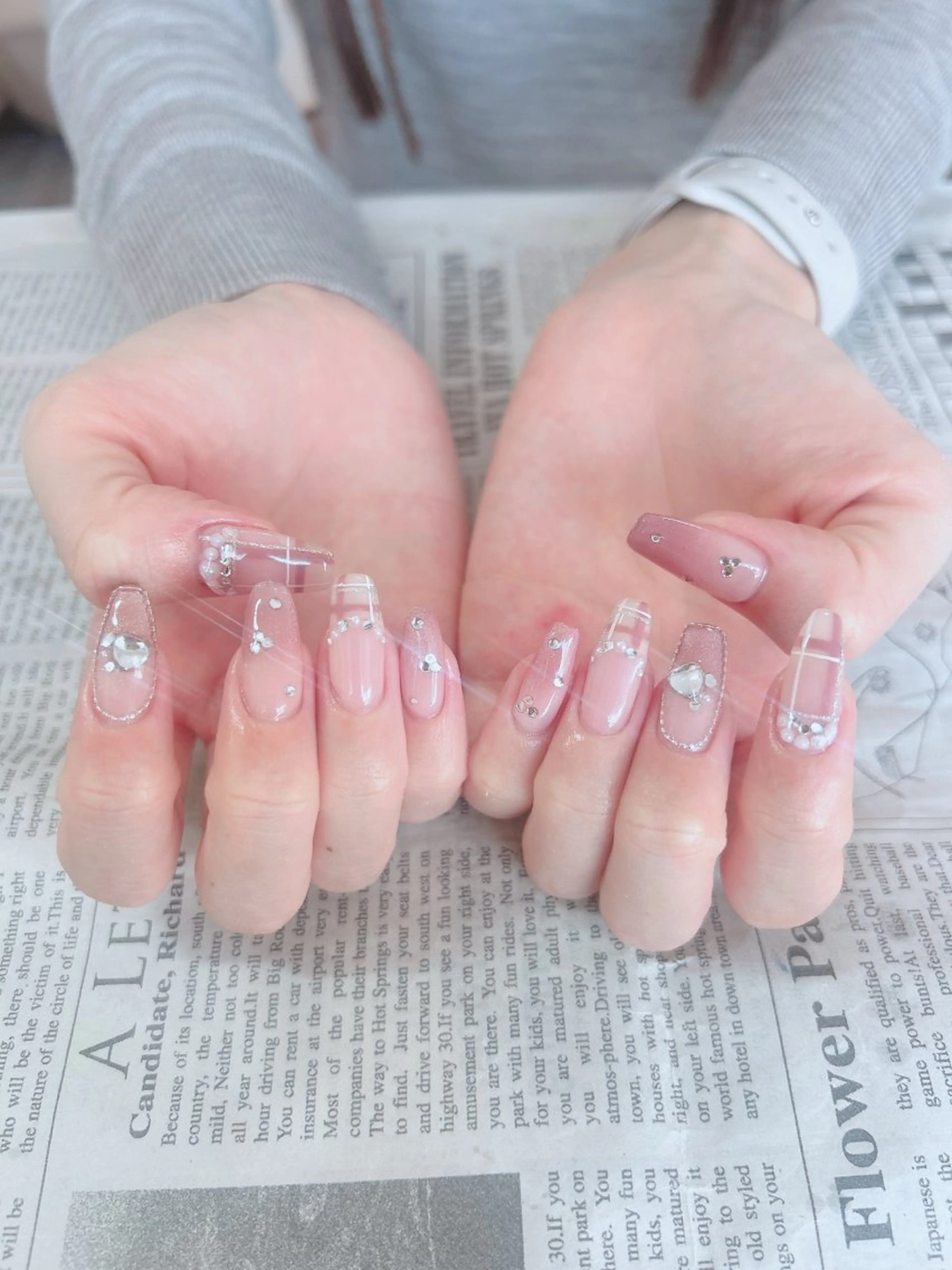 ネイル ハンドネイル ハンドケア 森山 舞のネイルデザイン