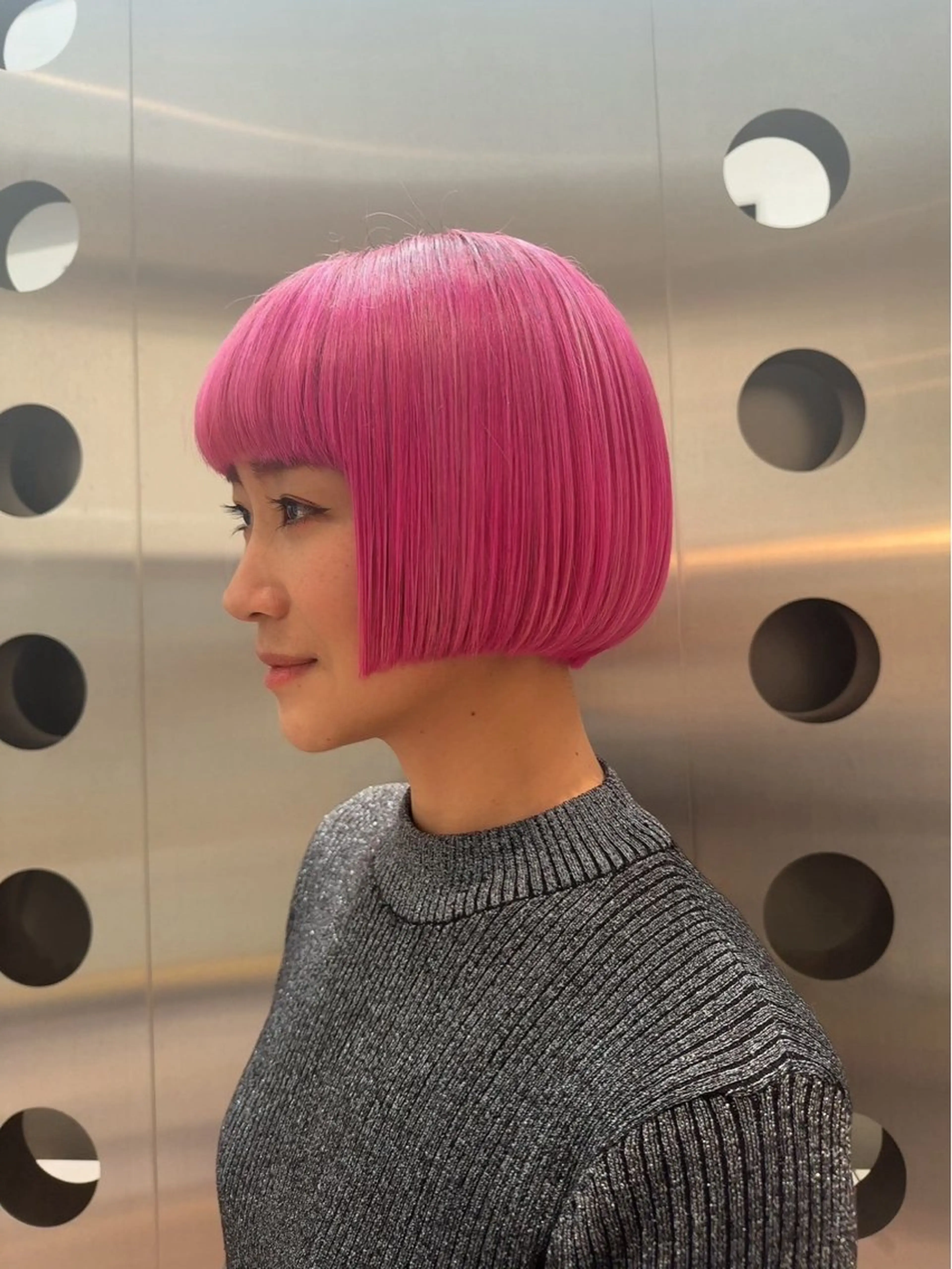 ショート カラー グラデーションカラー 堀江 /木下椋麻のヘアスタイル