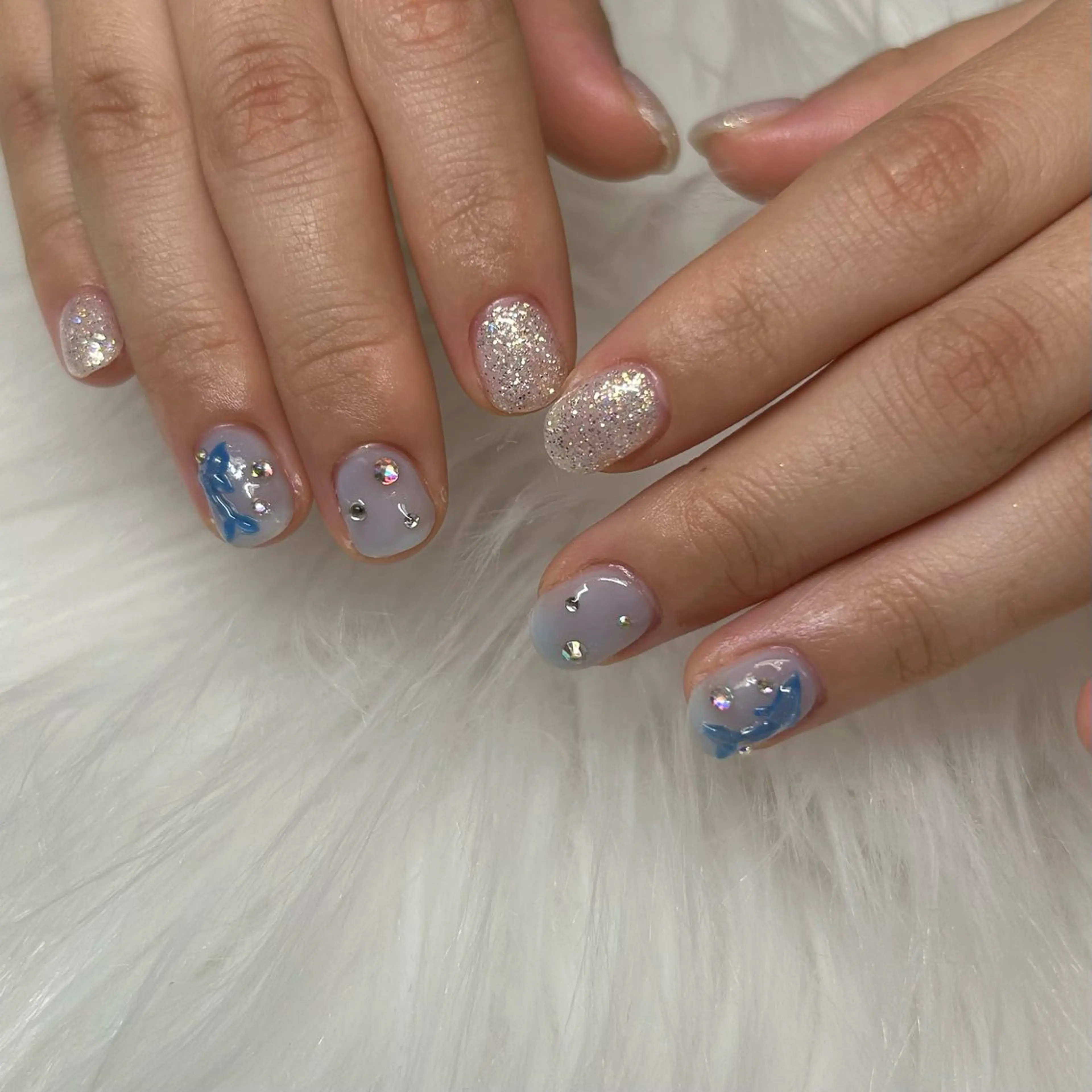 ミディアム ハンドネイル nail salon chai Asakaのネイルデザイン