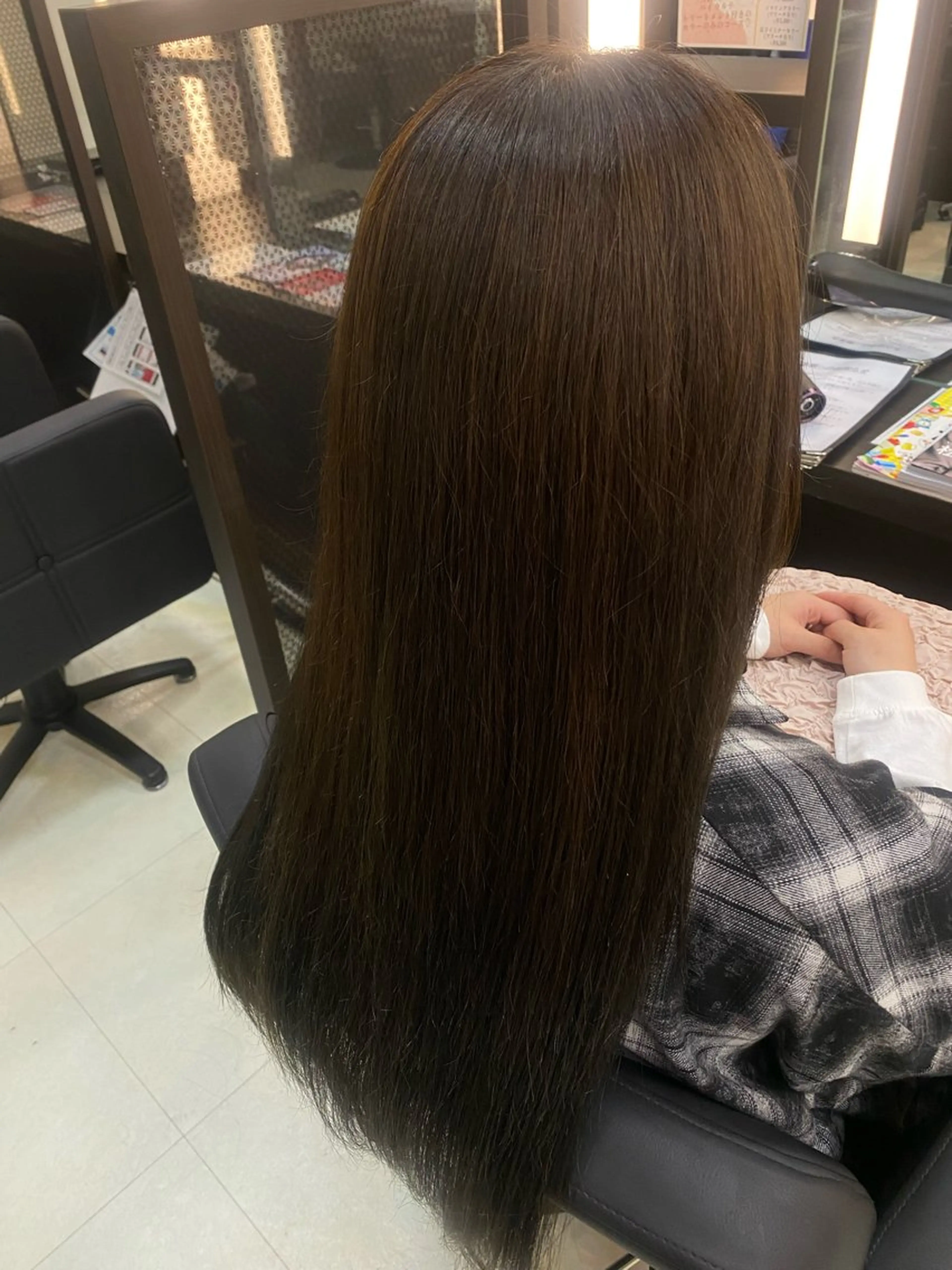 ロング 池田 朱李のヘアスタイル