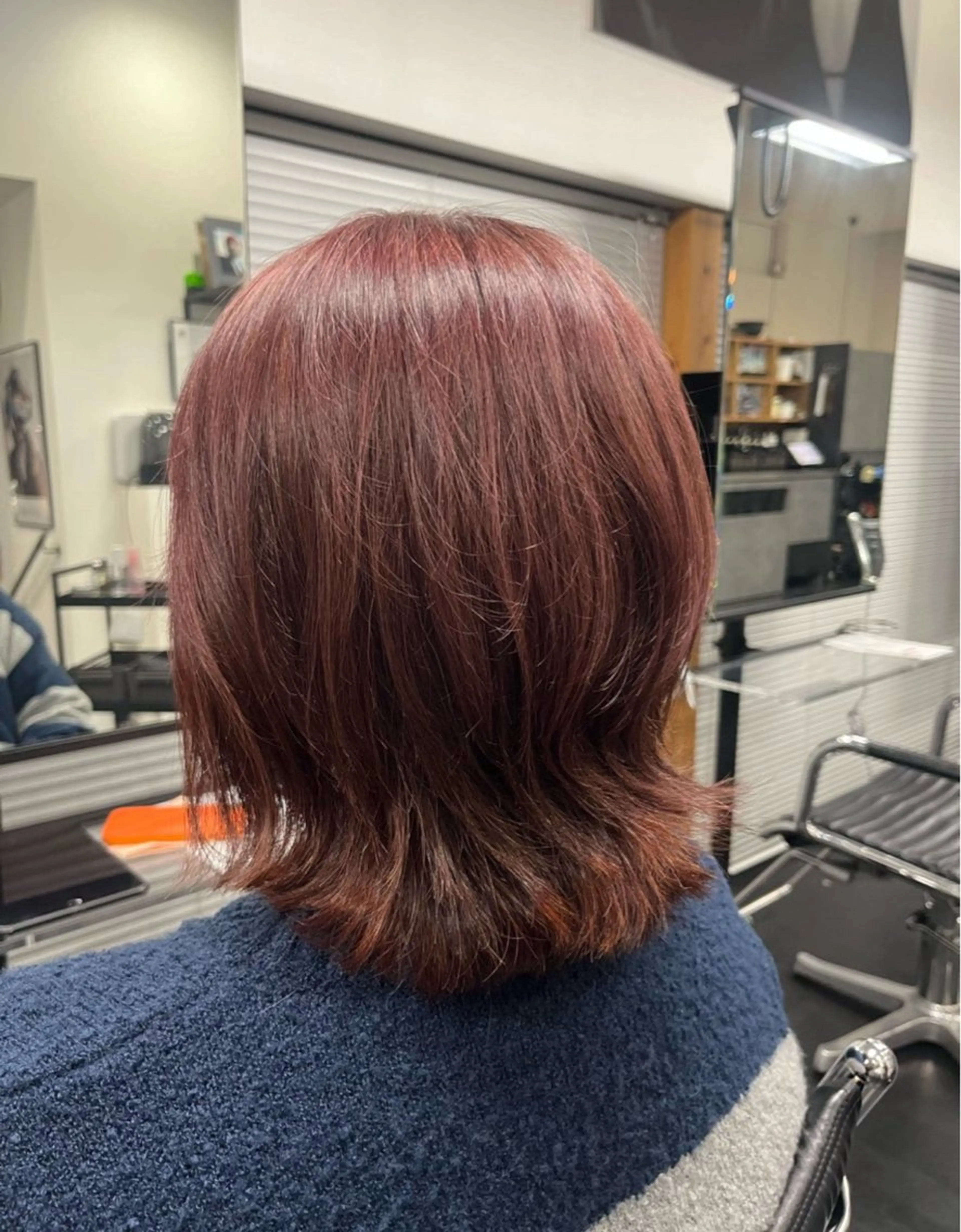 ミディアム カラー ブリーチモデル募集 古内柊のヘアスタイル