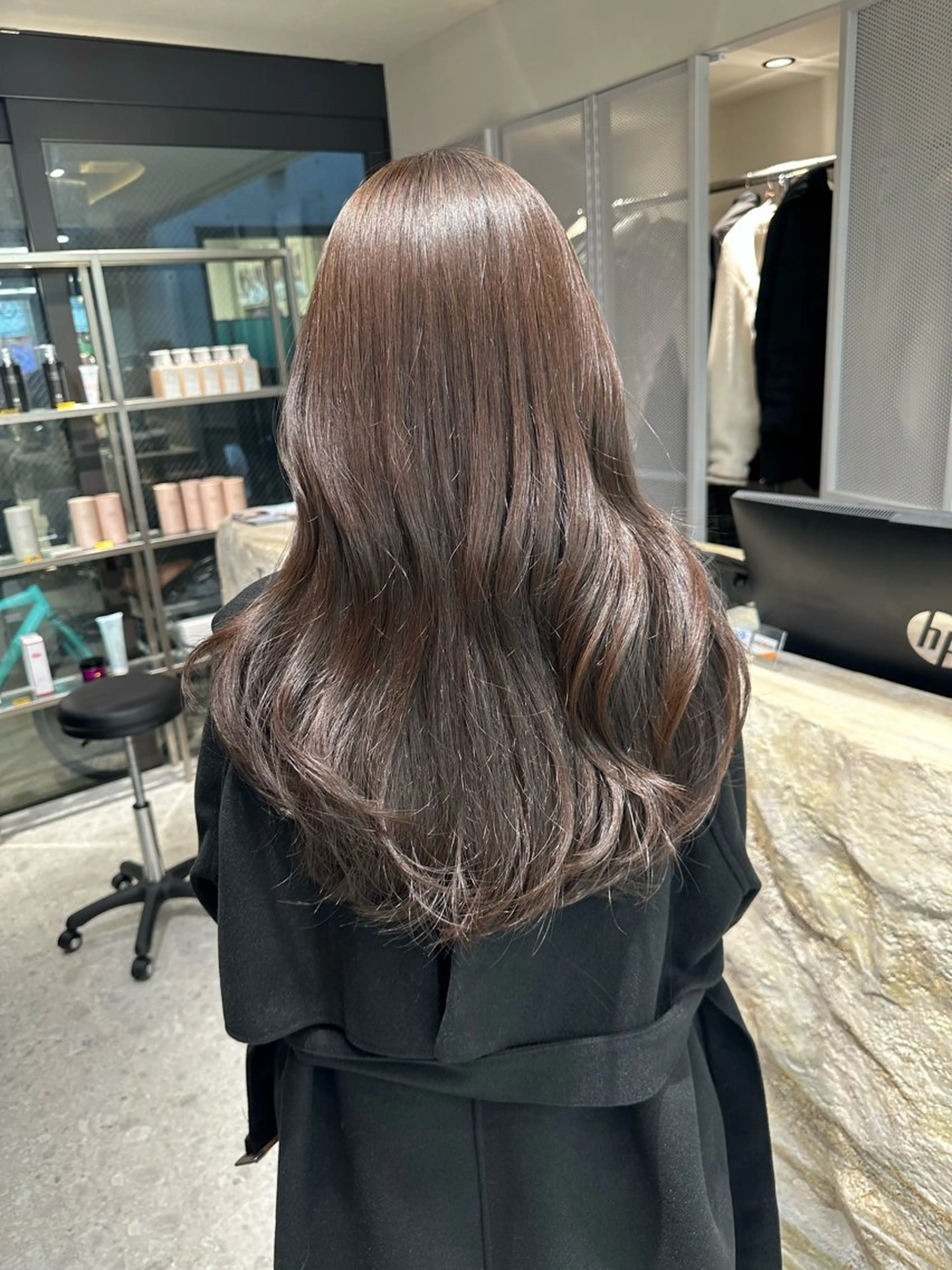 セミロング カラー ヘアカラー トリートメント 《髪質改善✖️オリー ブ🧸》小嶋拓也のヘアスタイル