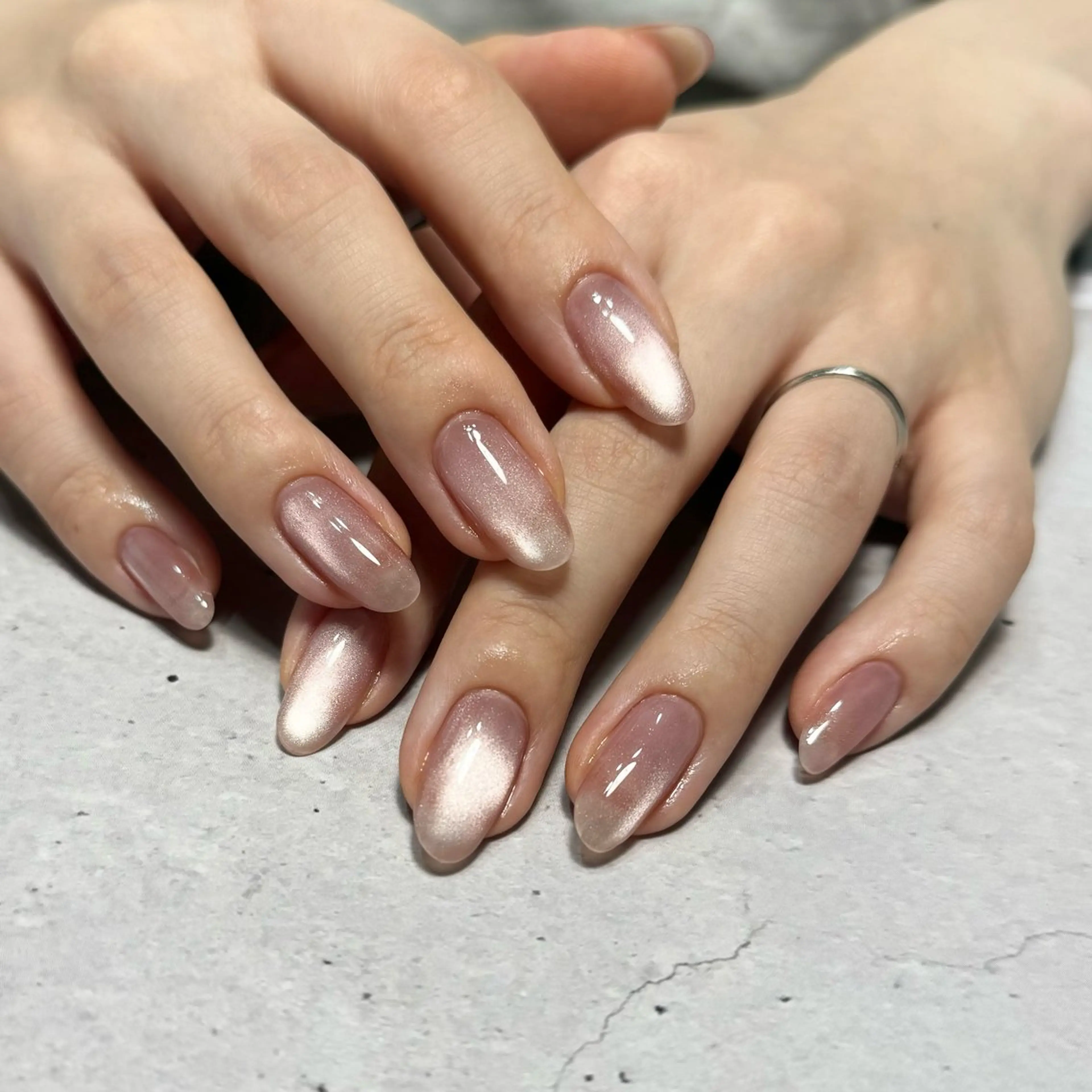 ネイル マグネットネイル ワンカラーネイル nailroom Crea'sのネイルデザイン