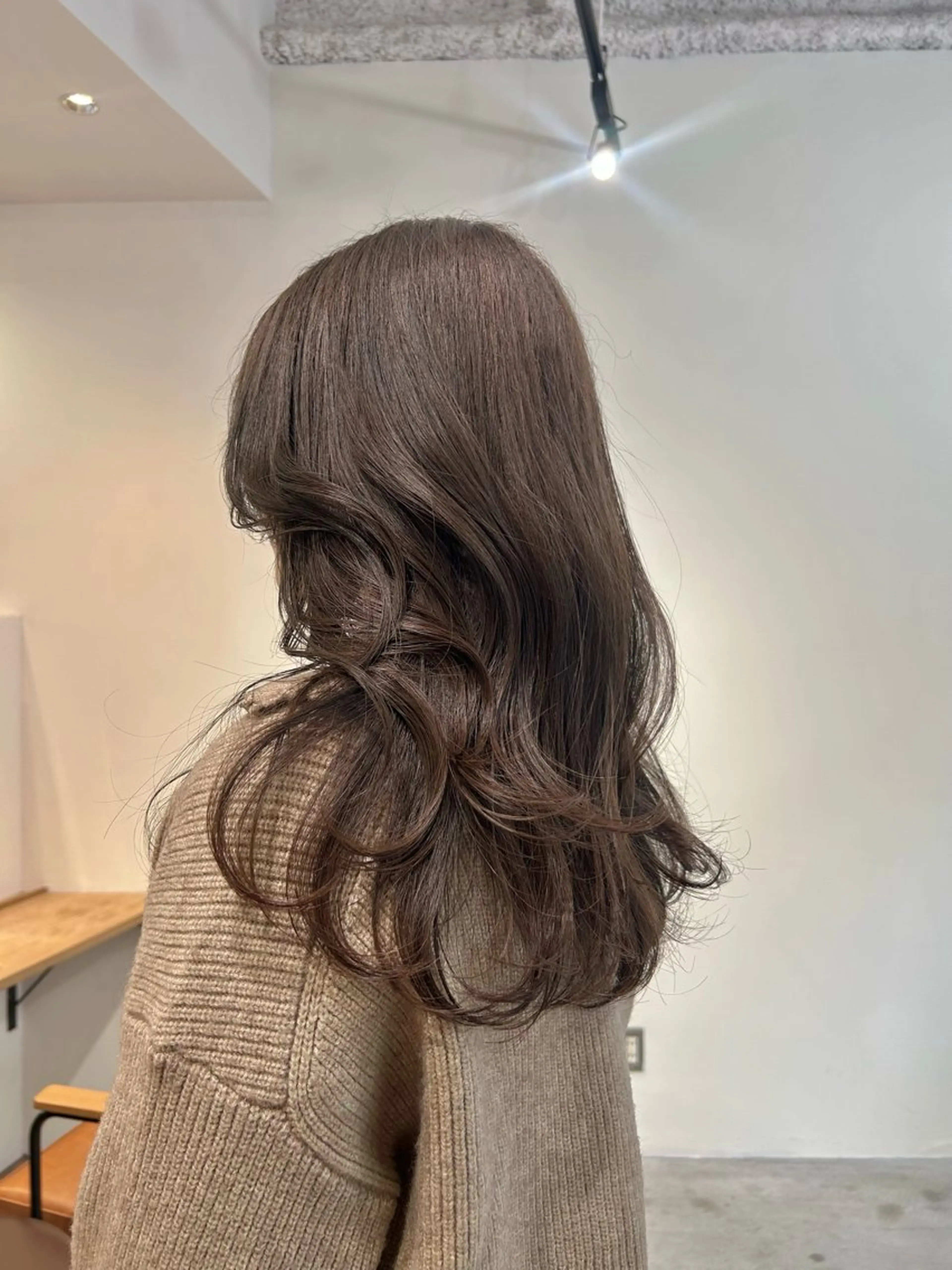 セミロング カラー ベージュカラー ケアカラー 透明感カラー 似合わせヘア/透明感 カラー/ Rioのヘアスタイル