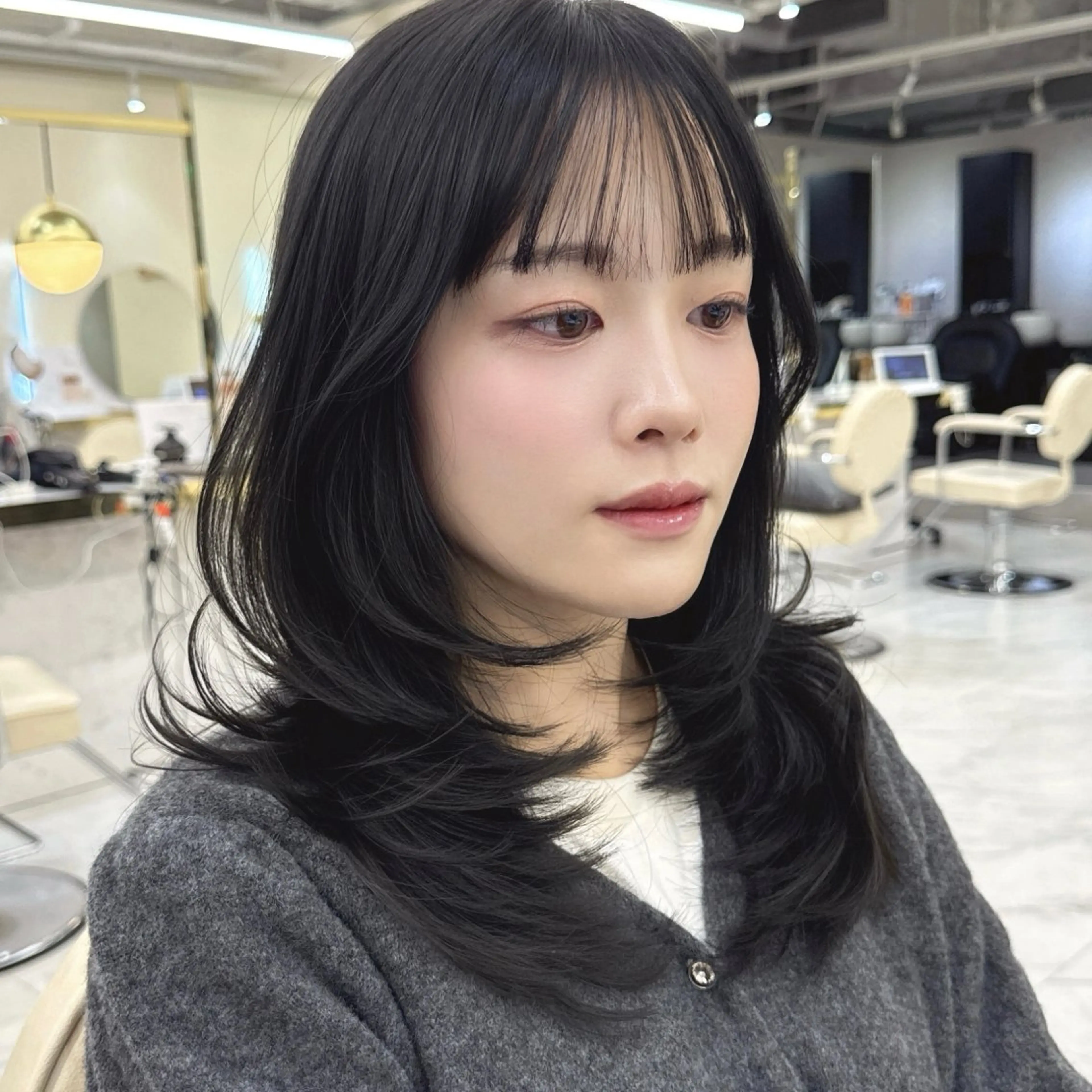 〖初めての方限定💐〗トレンド似合わせデザイン ♥カット+カラーの写真