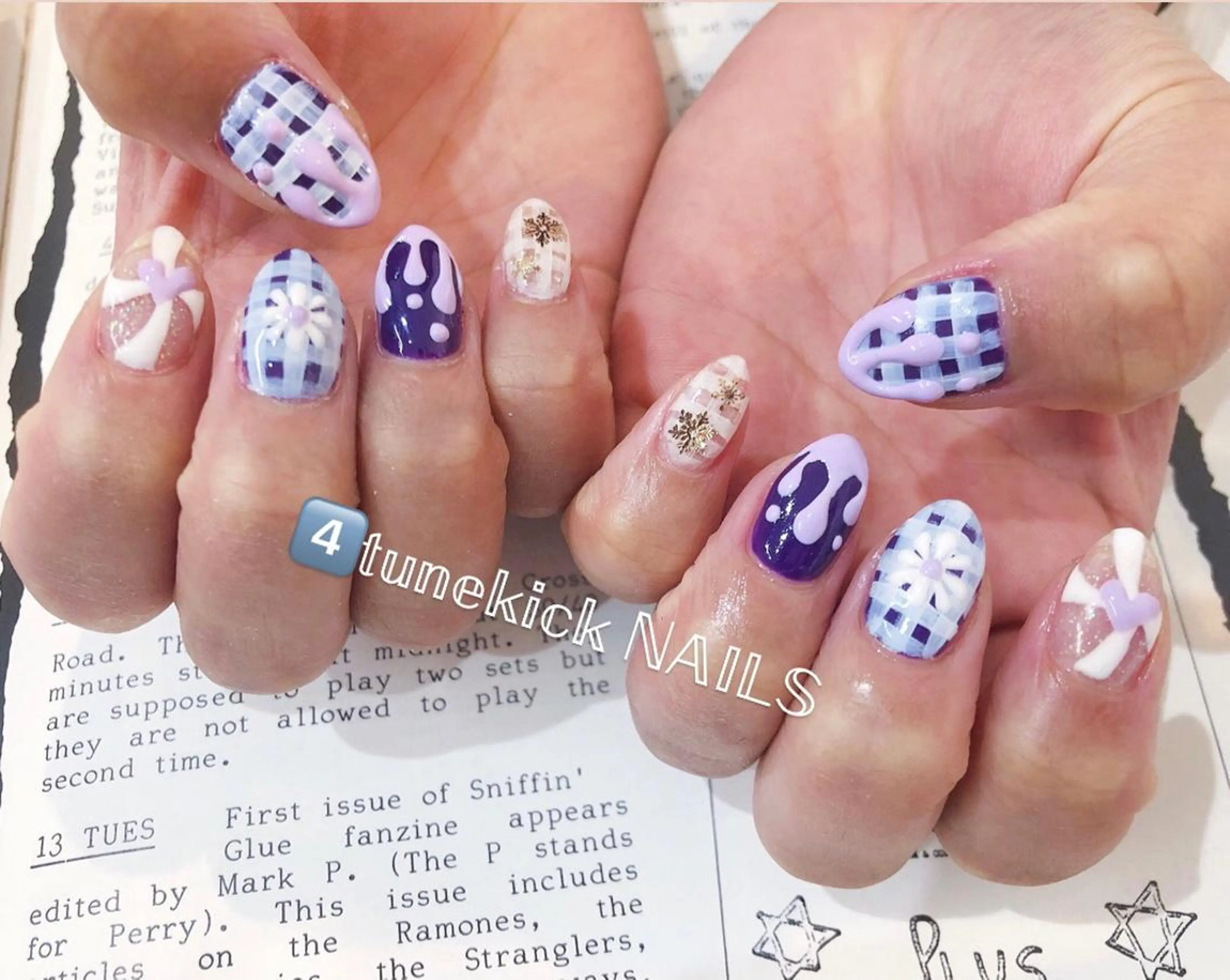 ネイル 4tunekick NAILS(フォーチュンキックネイルズ)所属・星野 淳子のネイルデザイン
