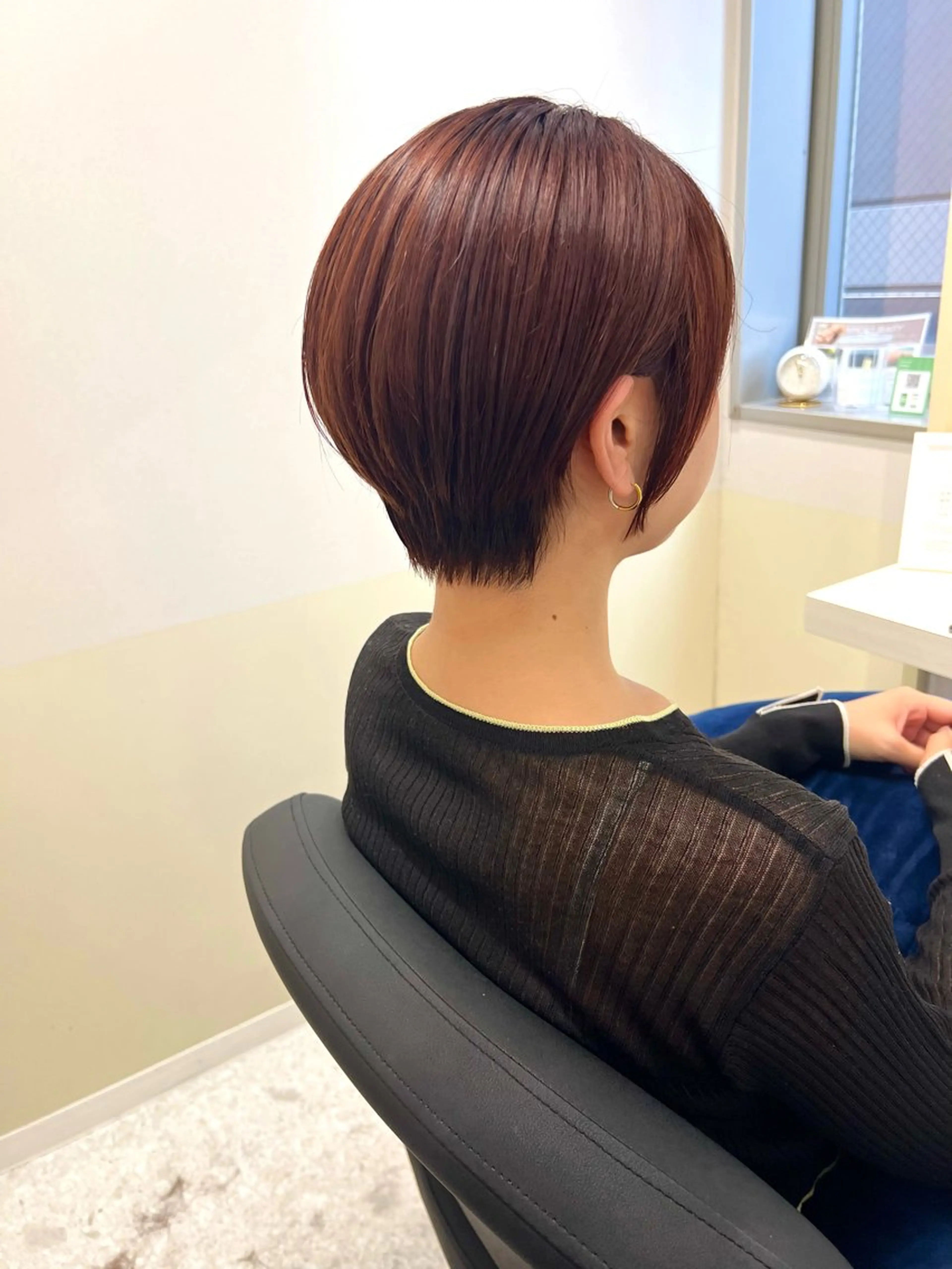 ショート カラー 半個室サロン/透明感 /艶髪♡岸上 温♡のヘアスタイル