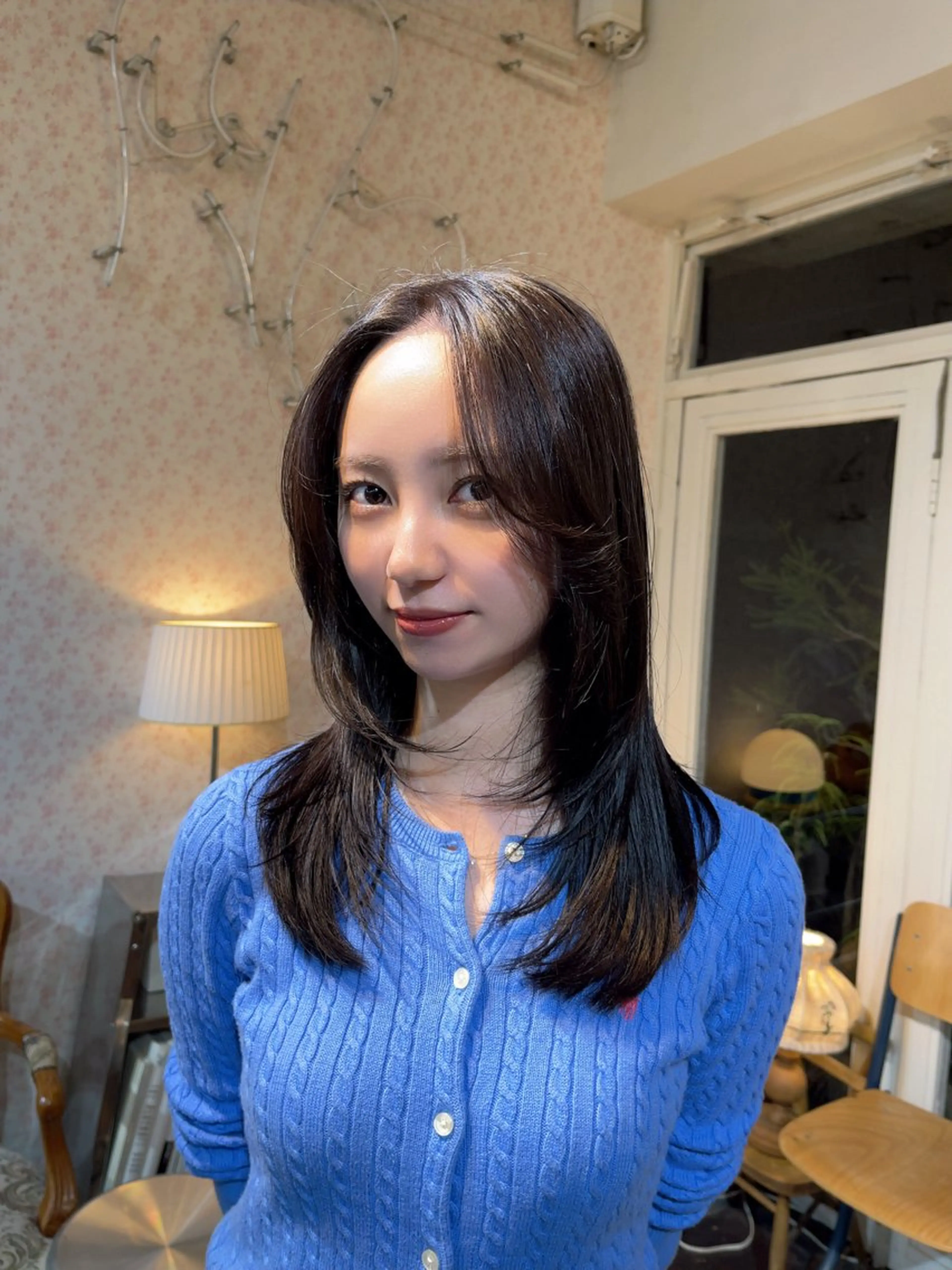 セミロング カラー Junmi/ﾁｶｼﾂ /堀江のヘアスタイル