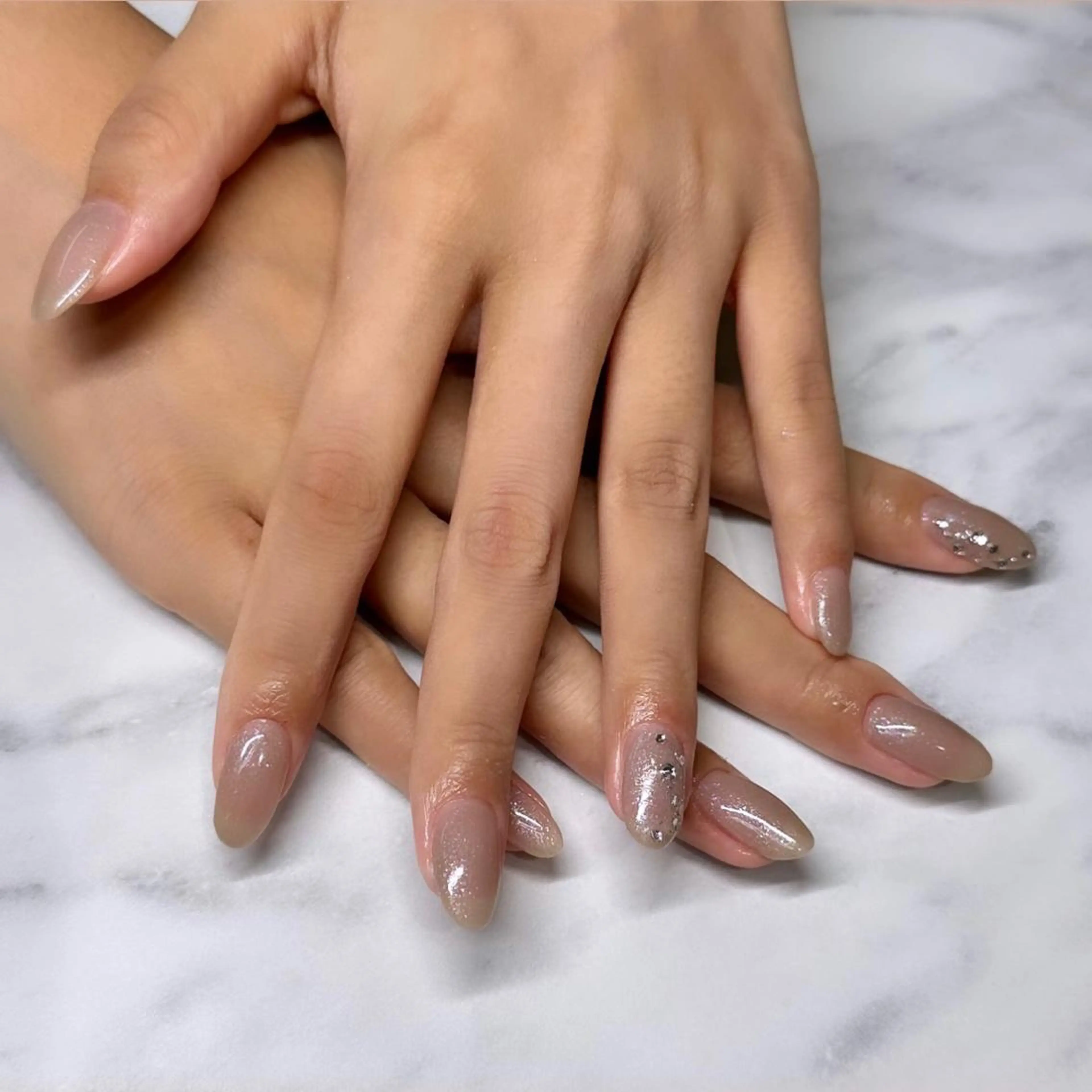 ネイル シンプルネイル ハンドネイル Bianca浦和西口 Takenouchiのネイルデザイン