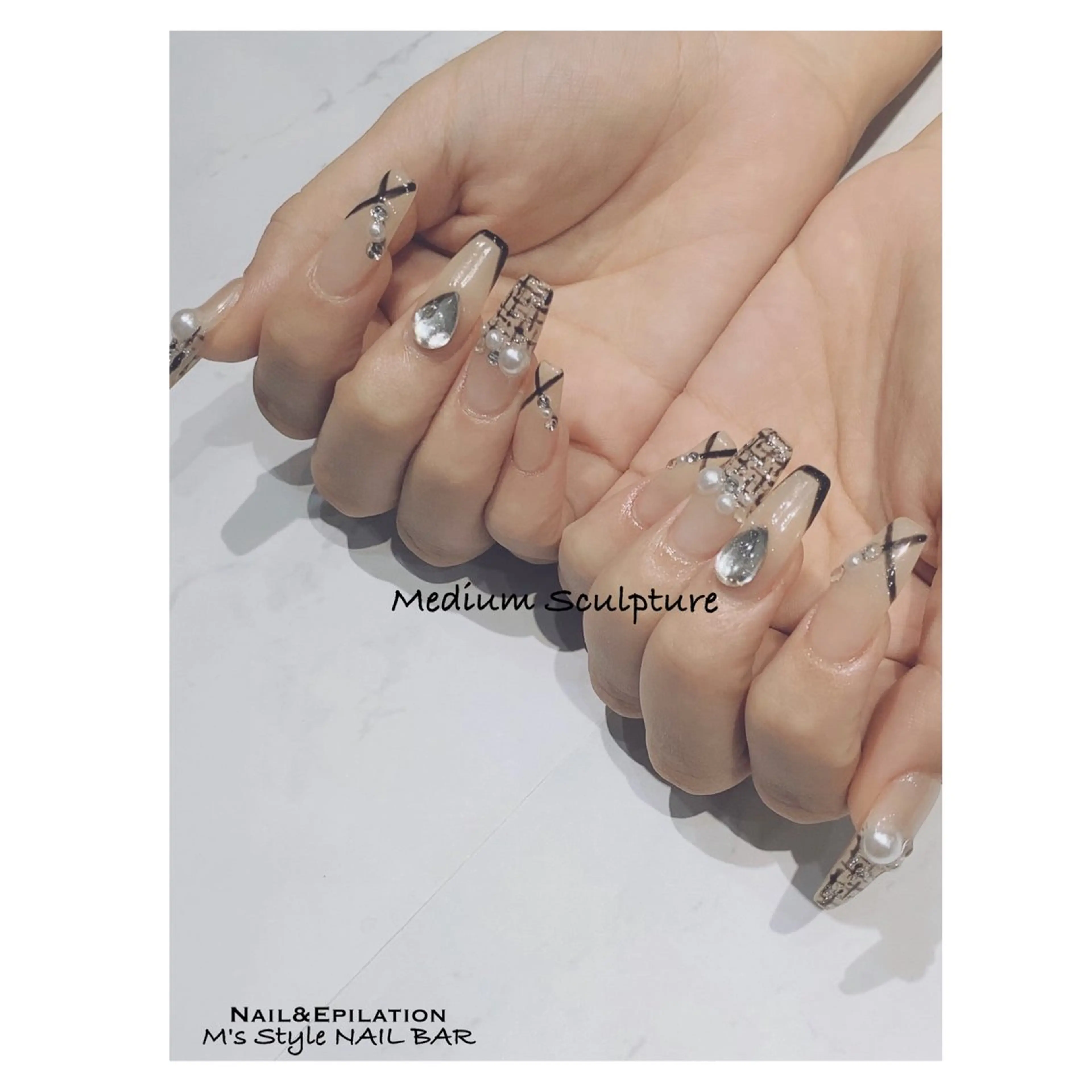 ネイル 成人式 フットネイル フレンチネイル ジェルネイル 韓国ネイル ハンドネイル M's Style NAIL BARのネイルデザイン