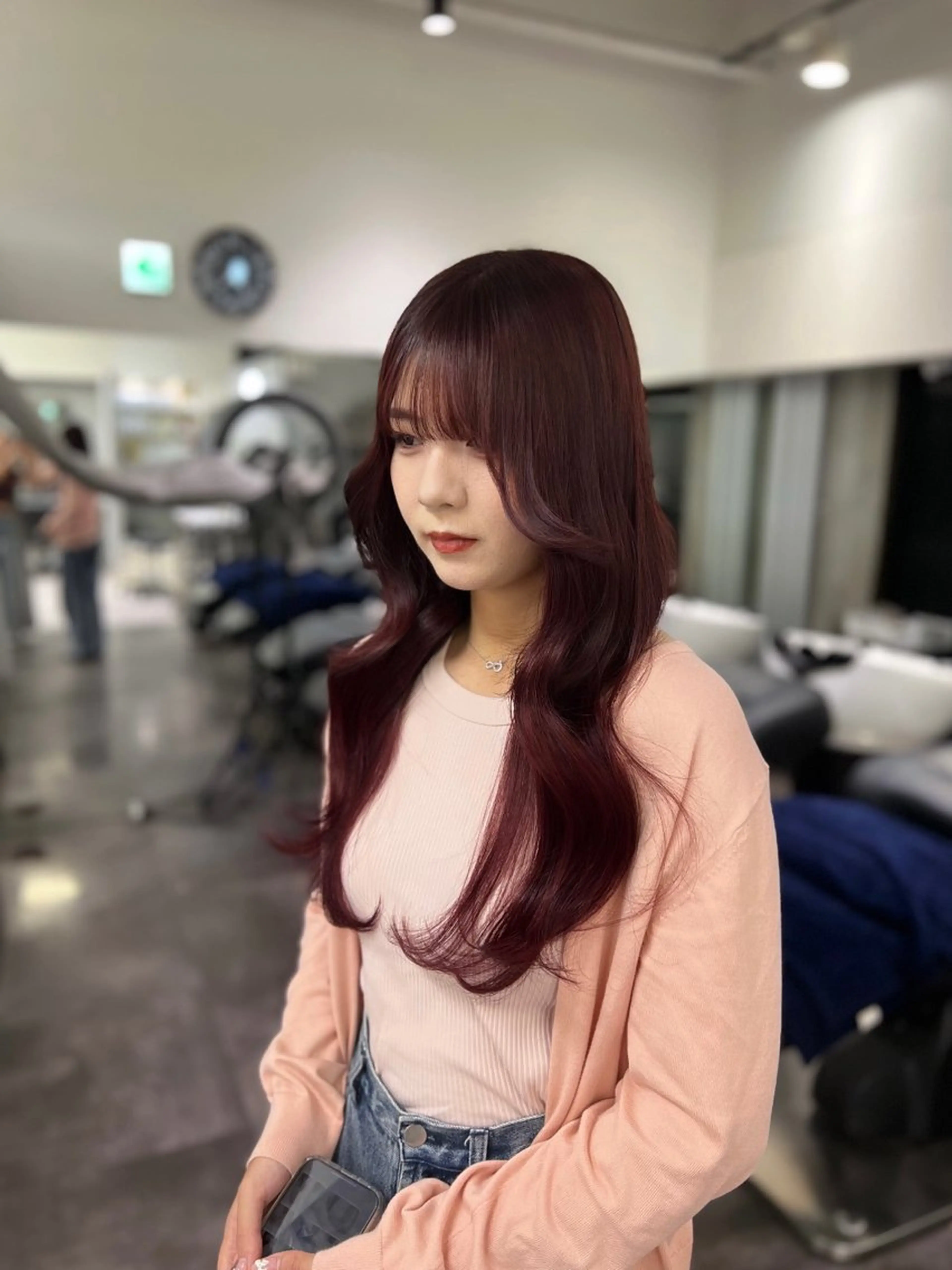 ロング ヘアカラー エクステ 【elyts】 COCOROのヘアスタイル