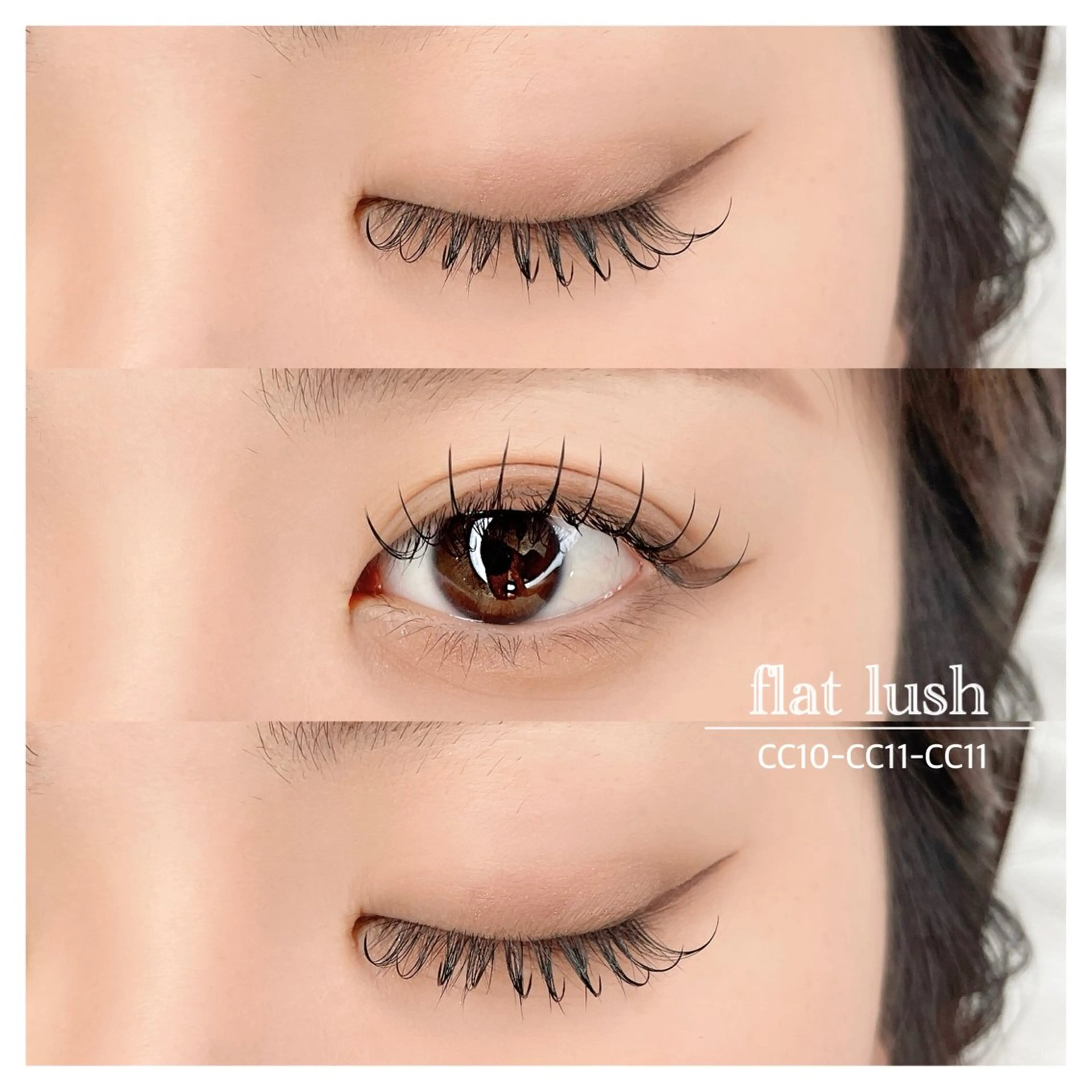 マツエク・マツパ フラットラッシュ 韓国風マツエク マツエク マツパ/マツエク/ haruna🩰のマツエク・マツパデザイン