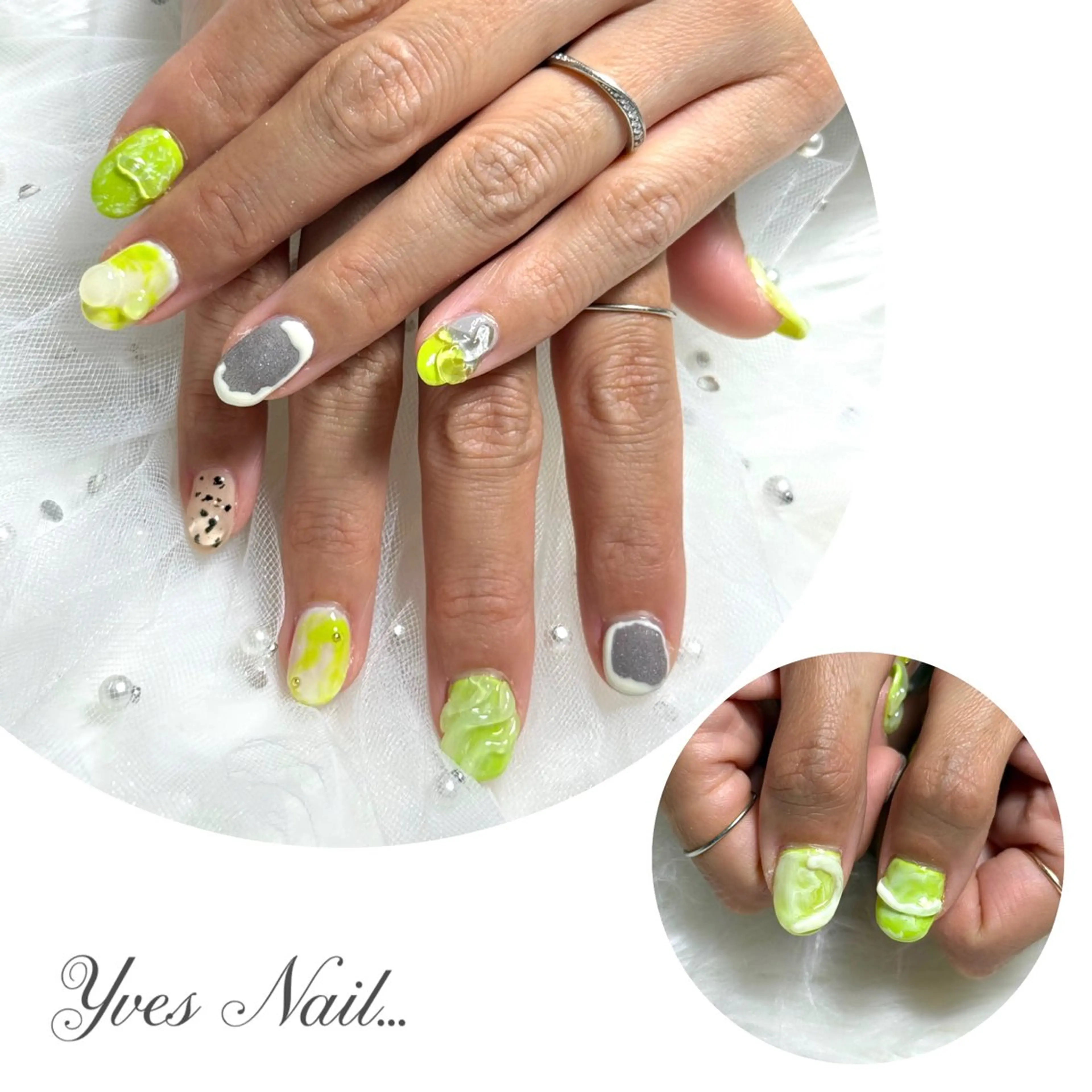 ネイル 持ち込み ハンドネイル kanno yのネイルデザイン