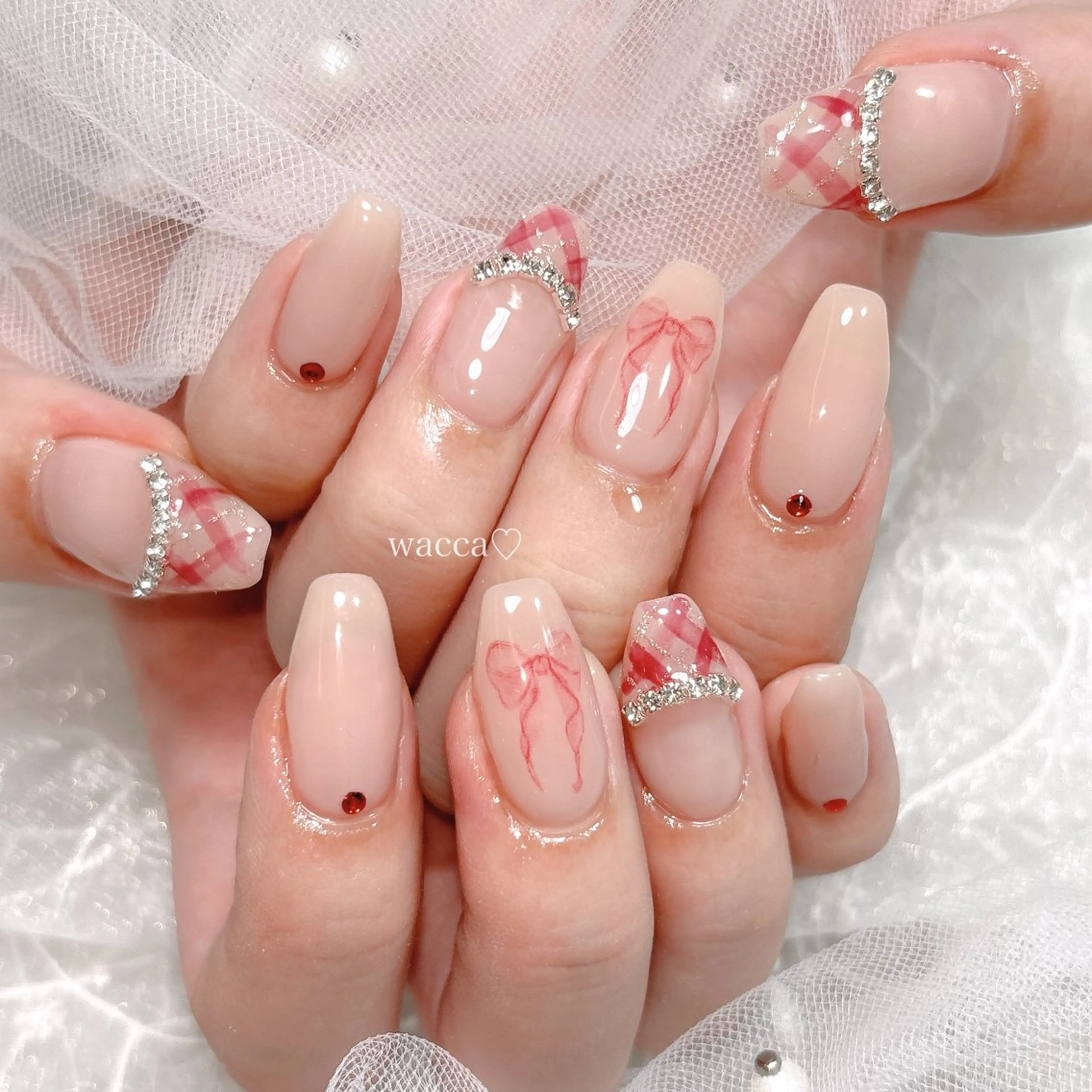 ネイル wacca♡nail スタッフのネイルデザイン