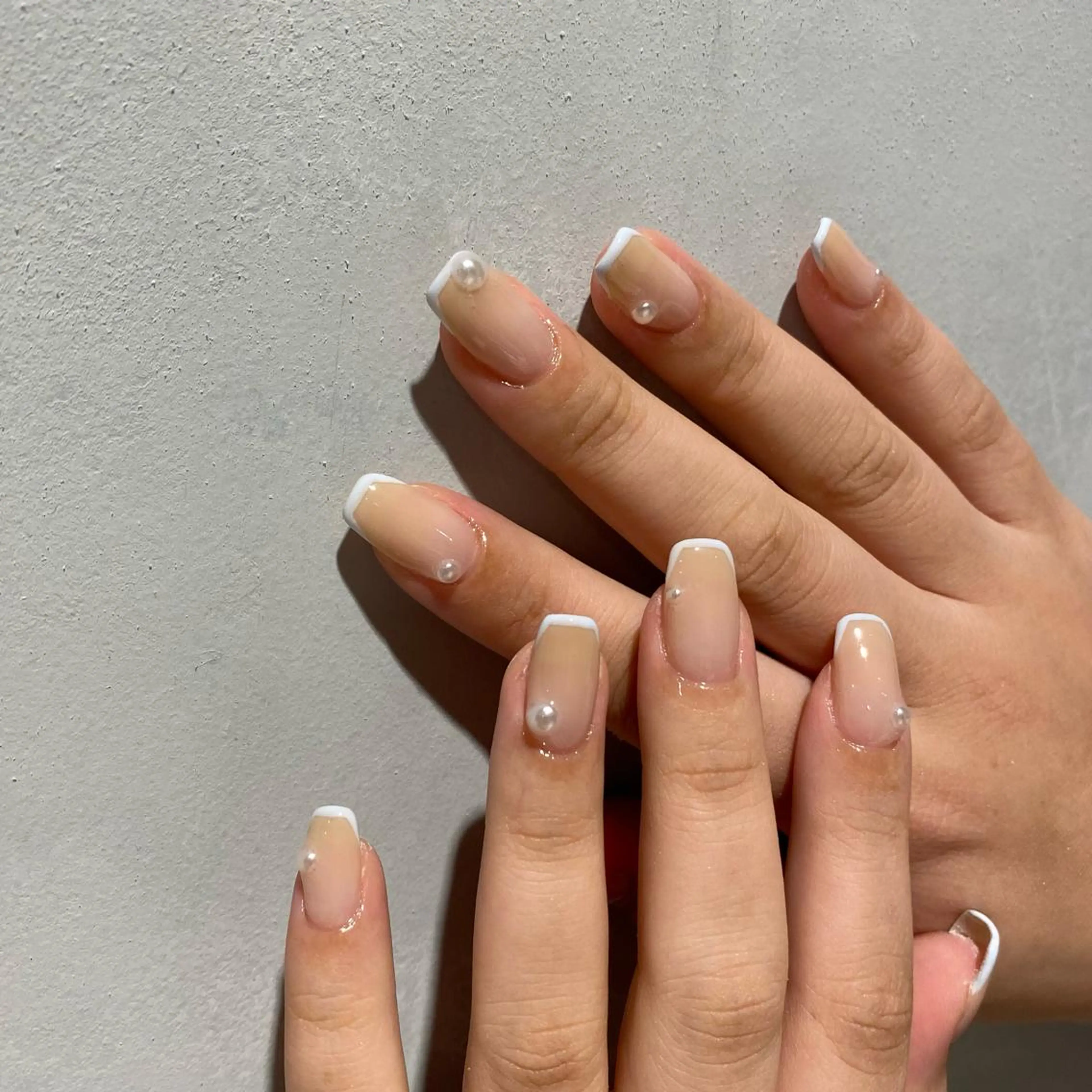 ネイル ニュアンスネイル ハンドネイル RINO AMANE nailのネイルデザイン