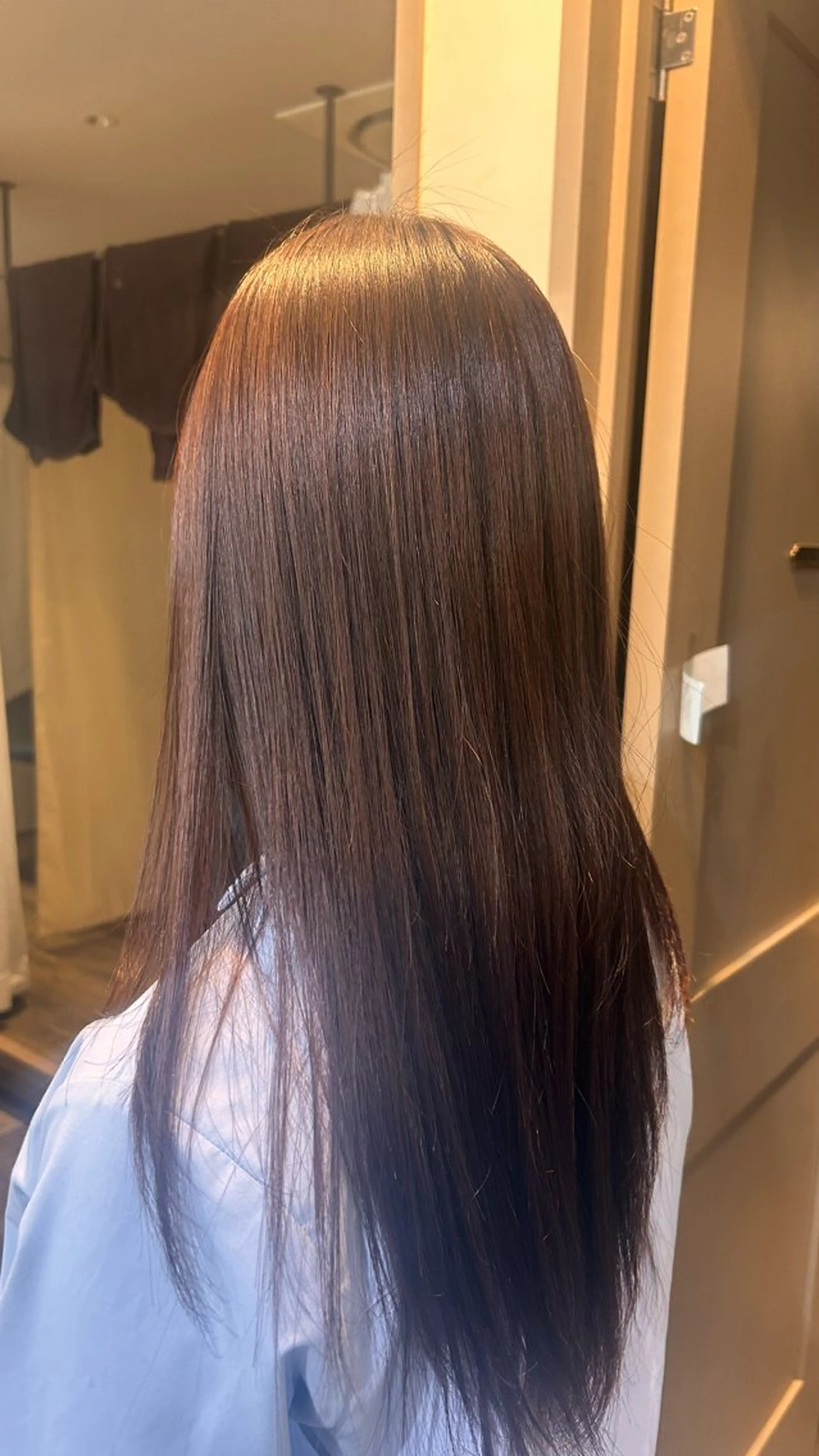 ダブルカラーで透明感カラーの写真