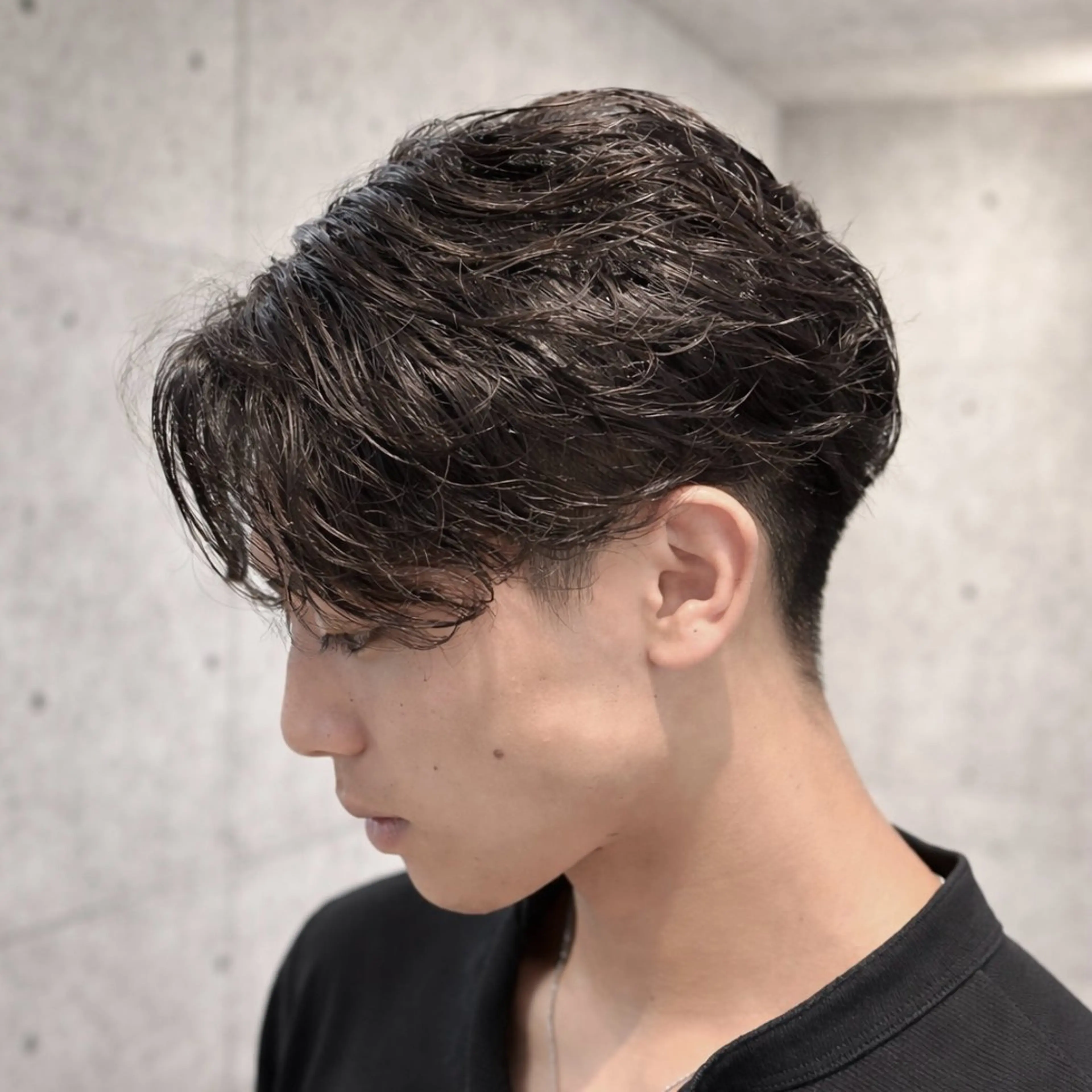 ショート パーマ メンズ カット パーマ ✂︎メンズ特化✂︎ 竹内貴則のヘアスタイル