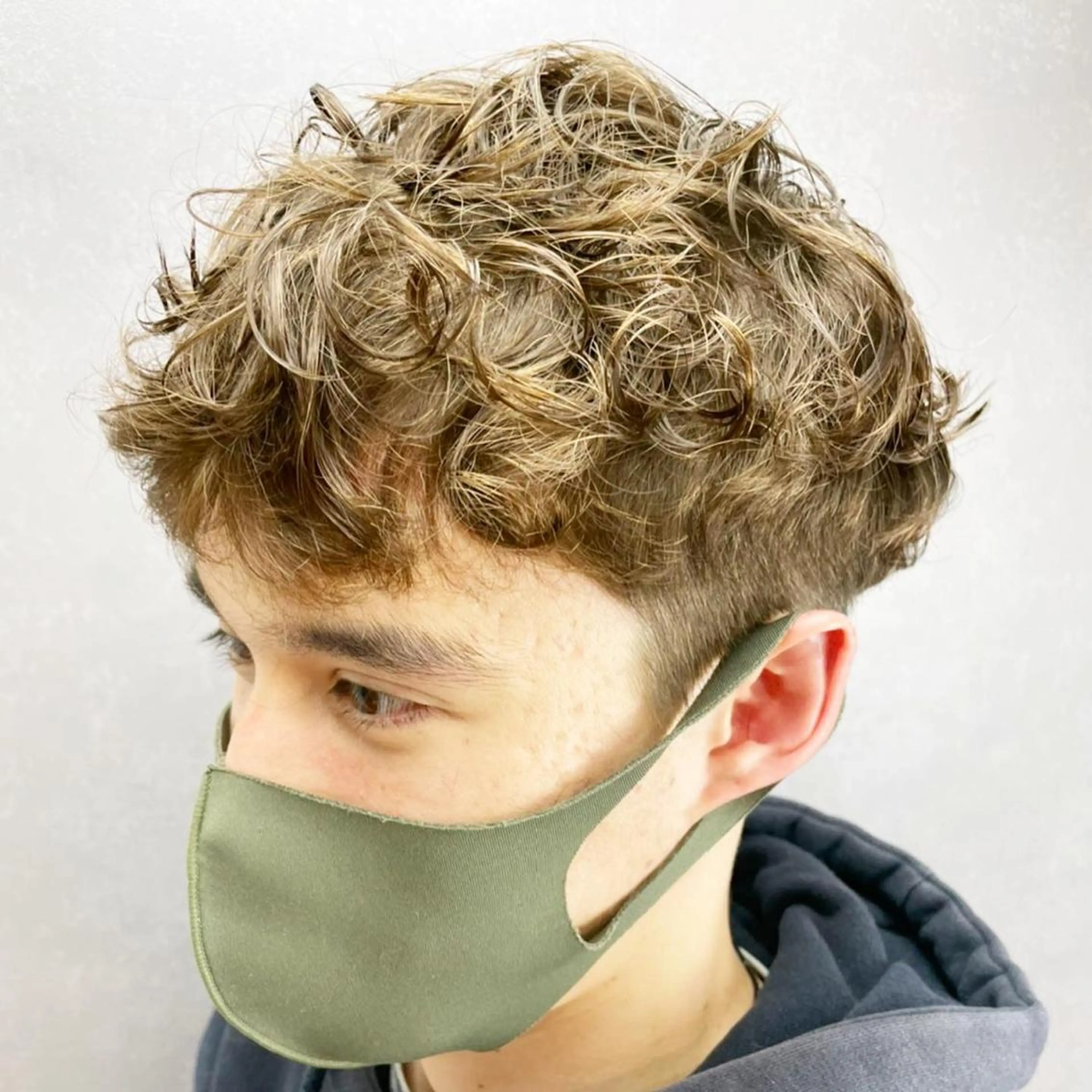 パーマ メンズ カット ヘッドスパ 河原 亮のヘアスタイル