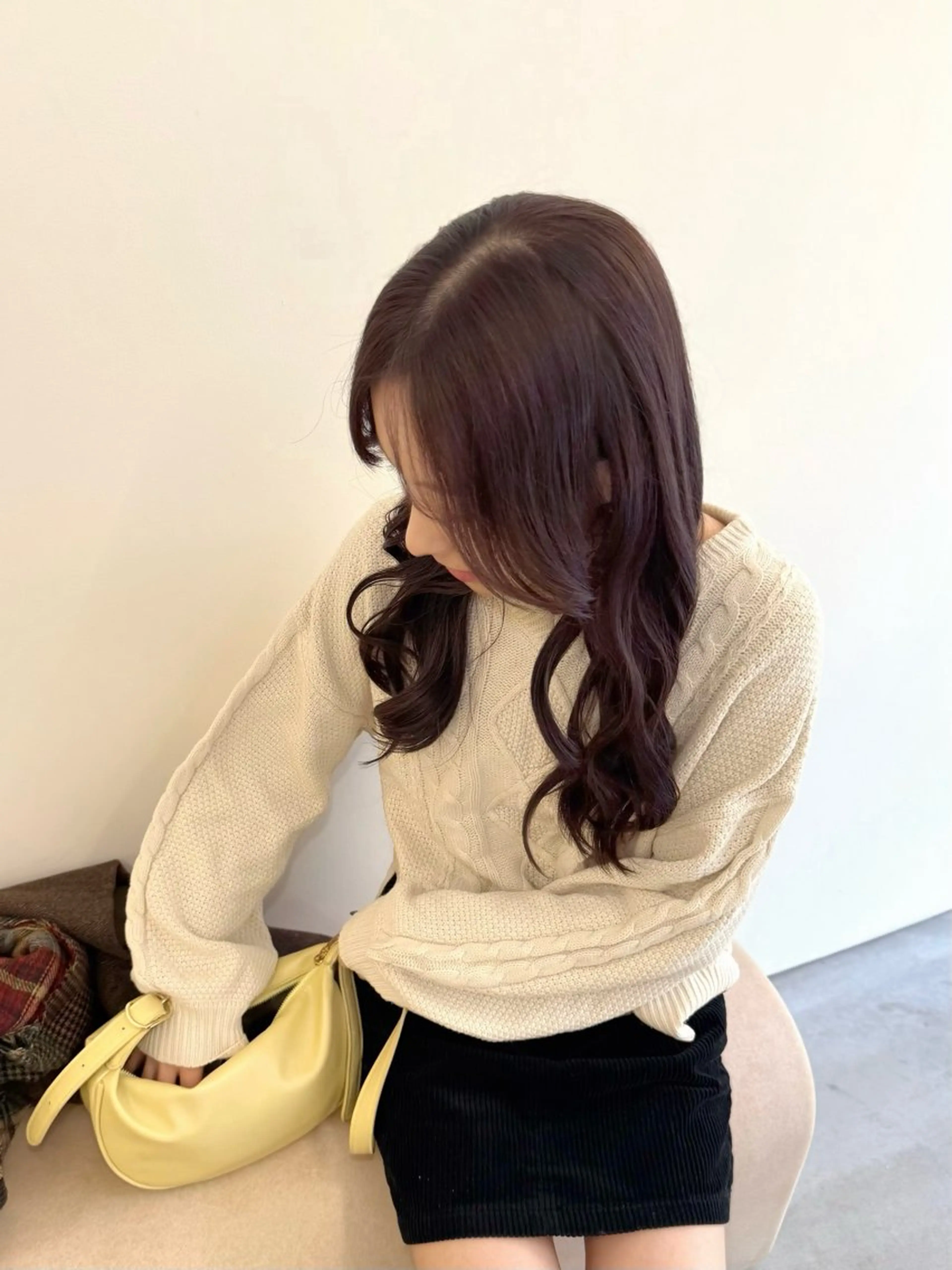 セミロング カラー ヘアカラー manami/ヘア セット/ハイトーンのヘアスタイル