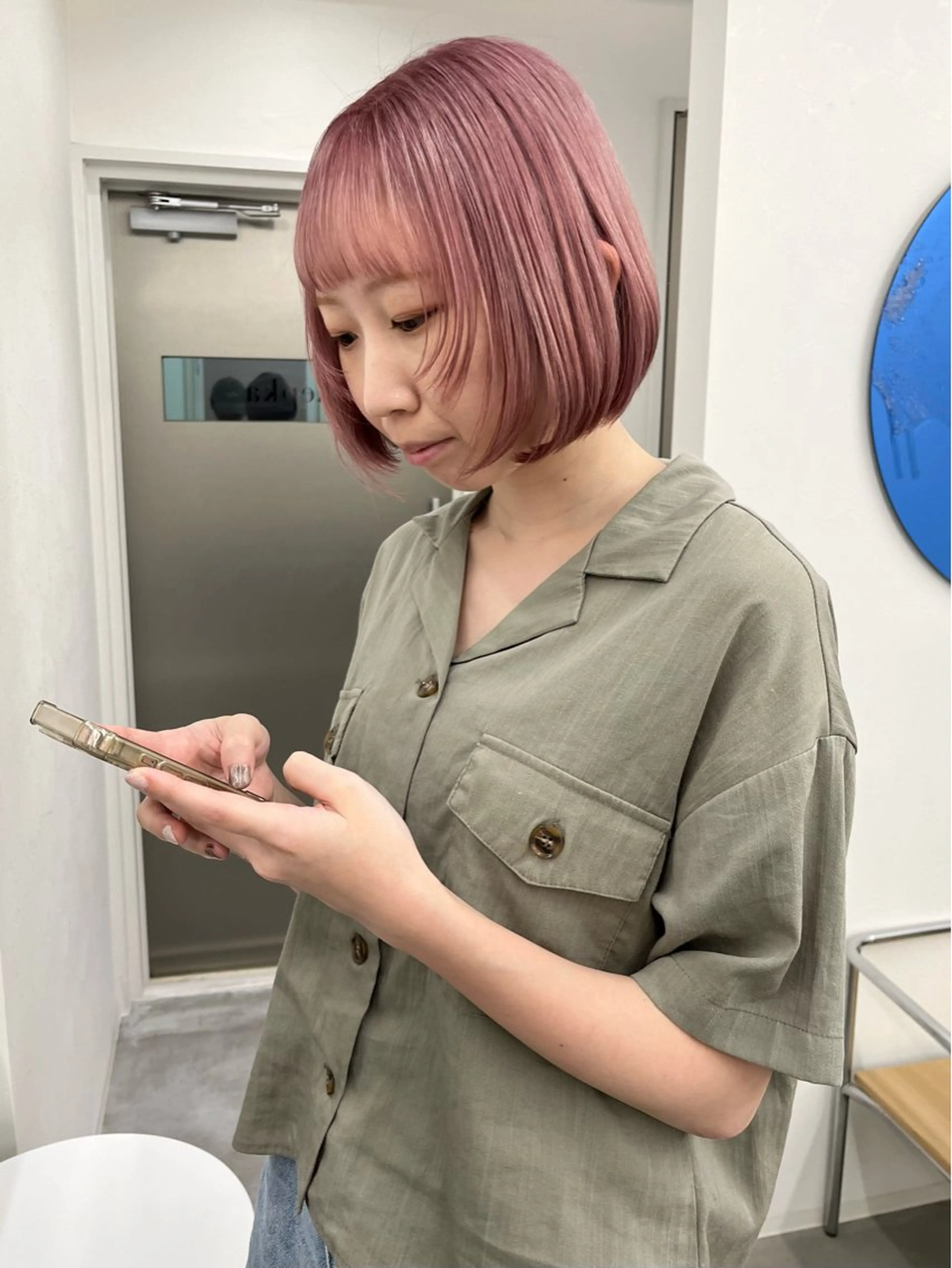 ショート カラー カット ヘアカラー KEPKA ヤマグチ 天神 今泉のヘアスタイル