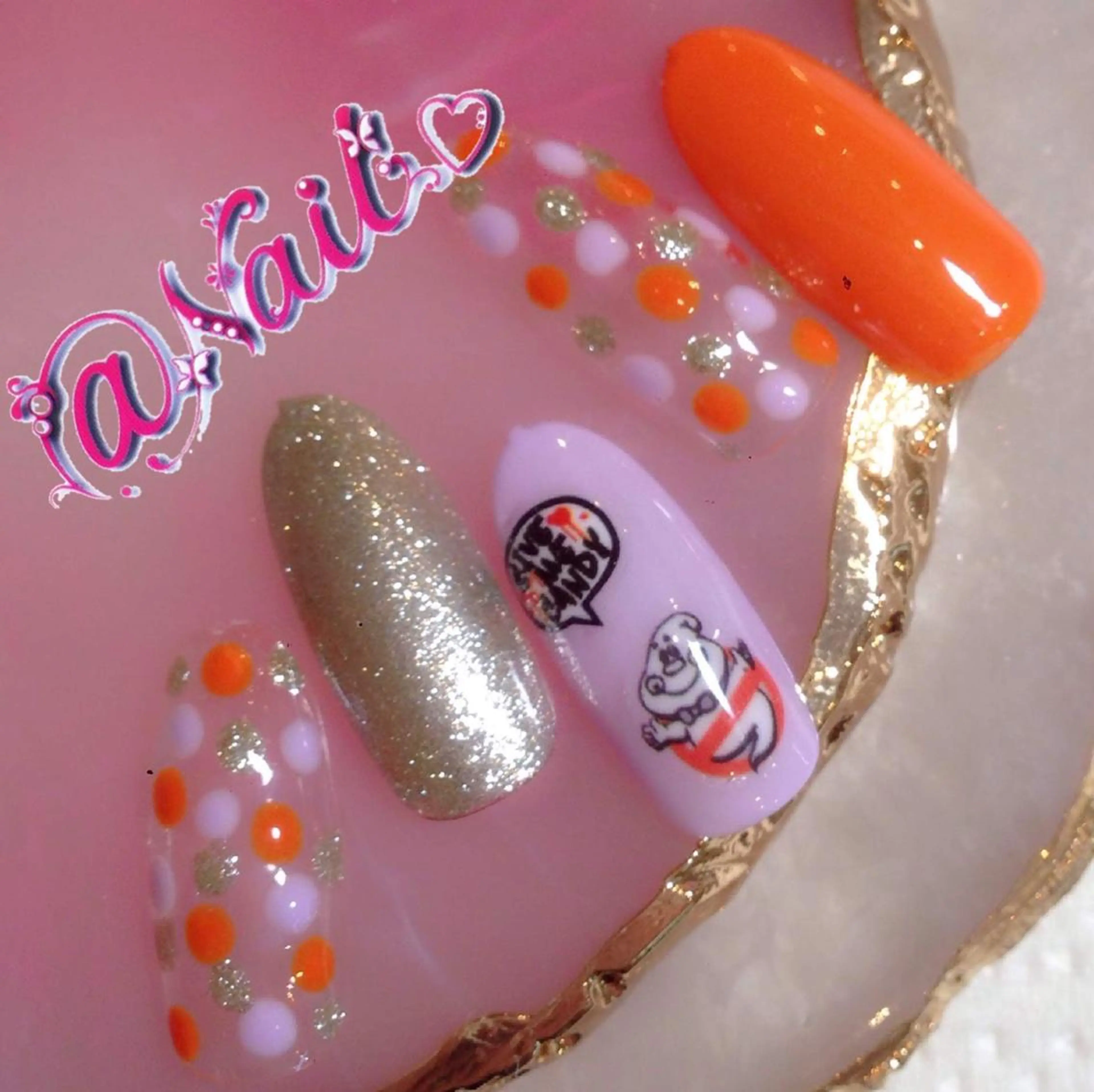 ネイル ネイルチップ 小尾 栞のネイルデザイン