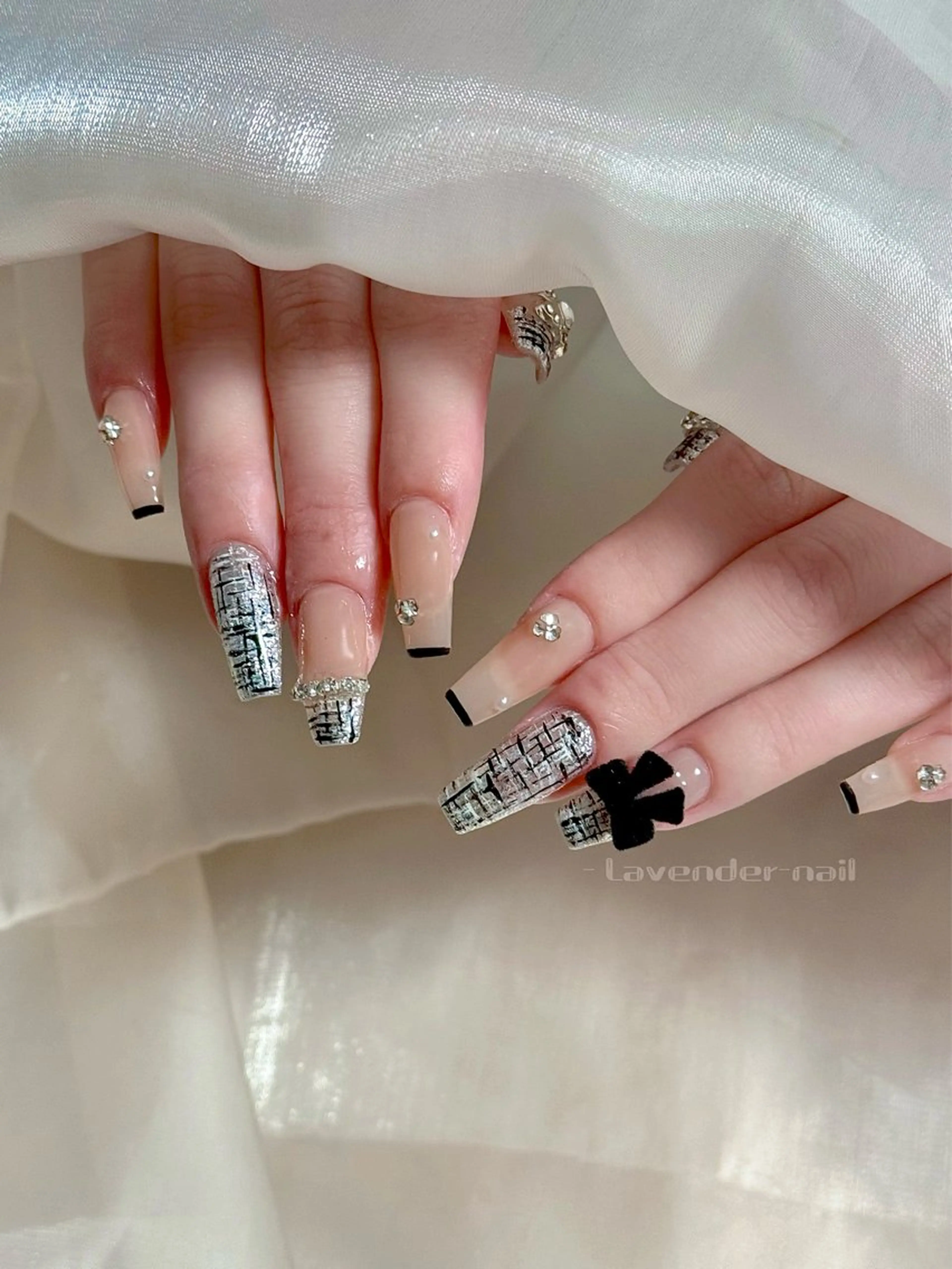 ネイル ハンドネイル Lavender nail·中島公園のネイルデザイン