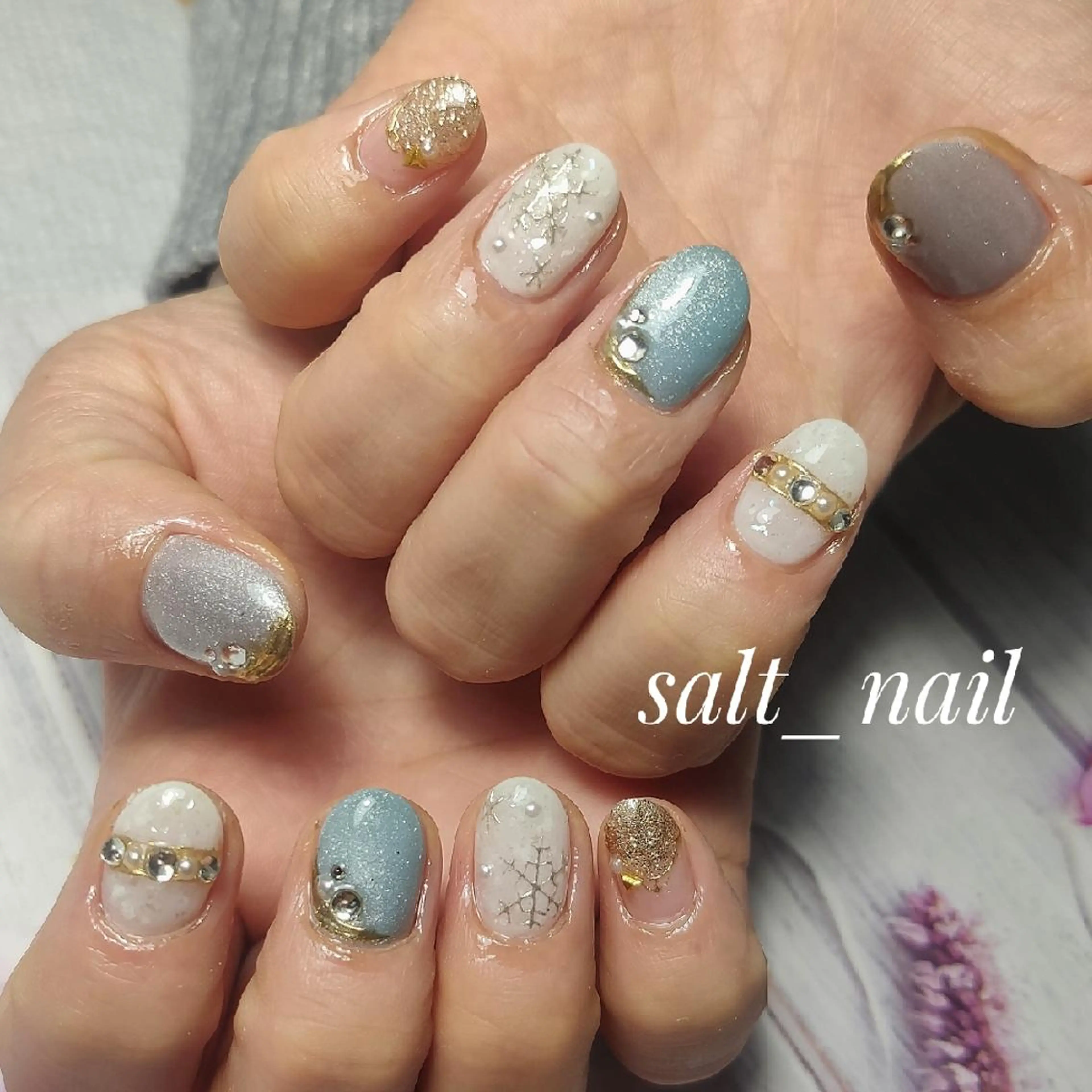 ネイル ハンドネイル 個人サロン saltnailのネイルデザイン