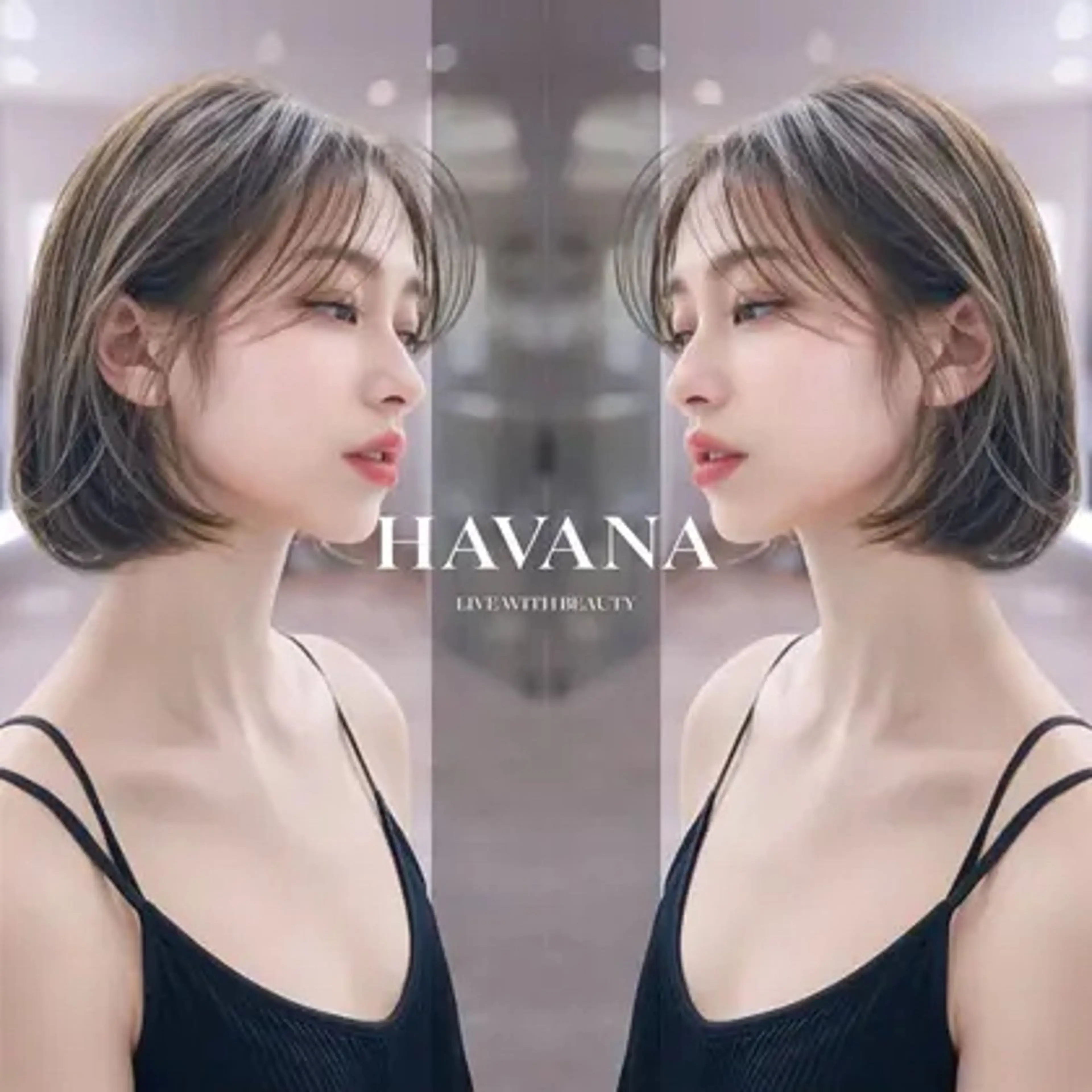 ミディアム カラー 原宿/韓国/髪質改善 /レイヤー/ボブのヘアスタイル