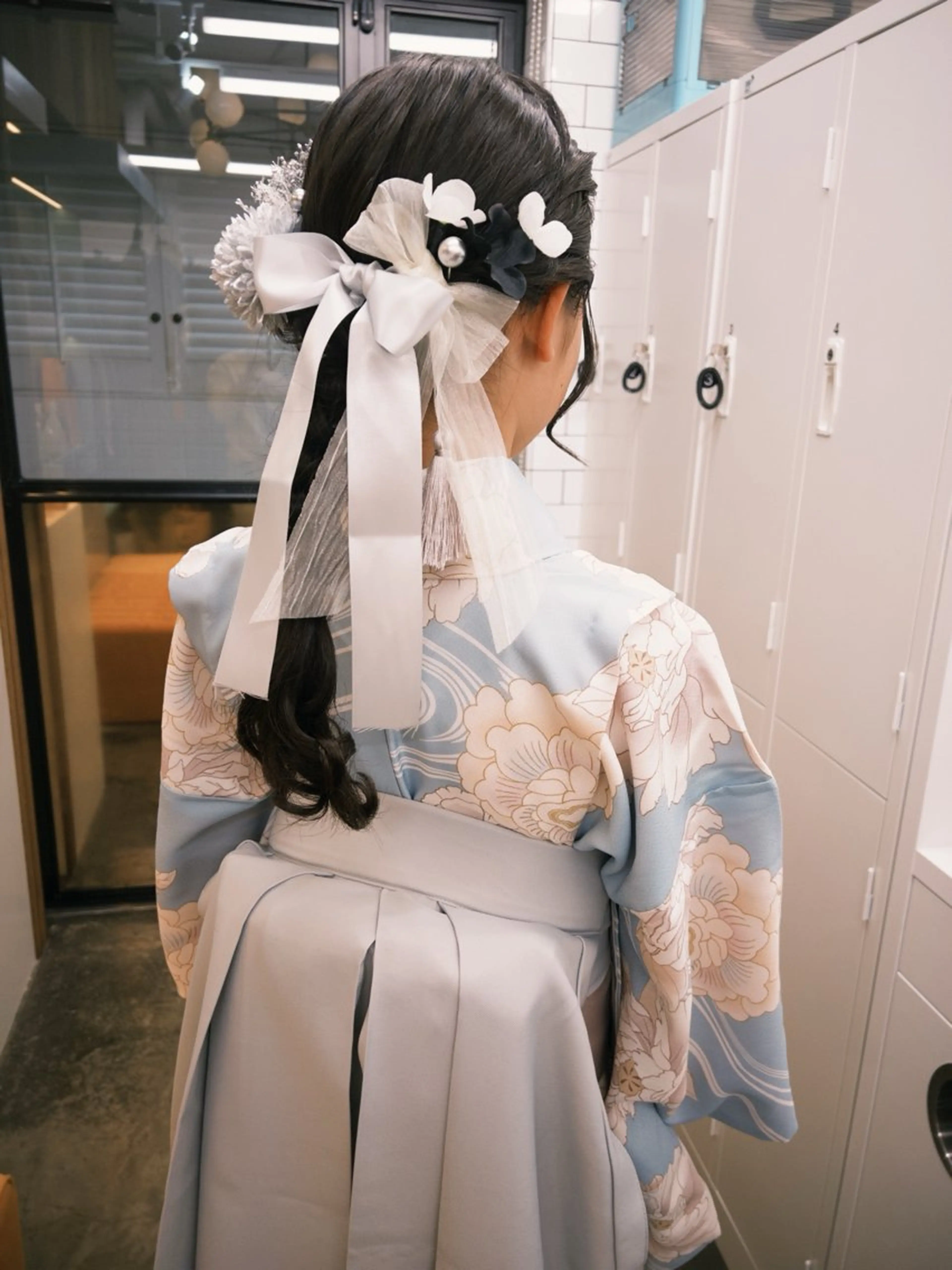 セミロング ヘアアレンジ ヘアセット 褒められヘア chamoのヘアスタイル