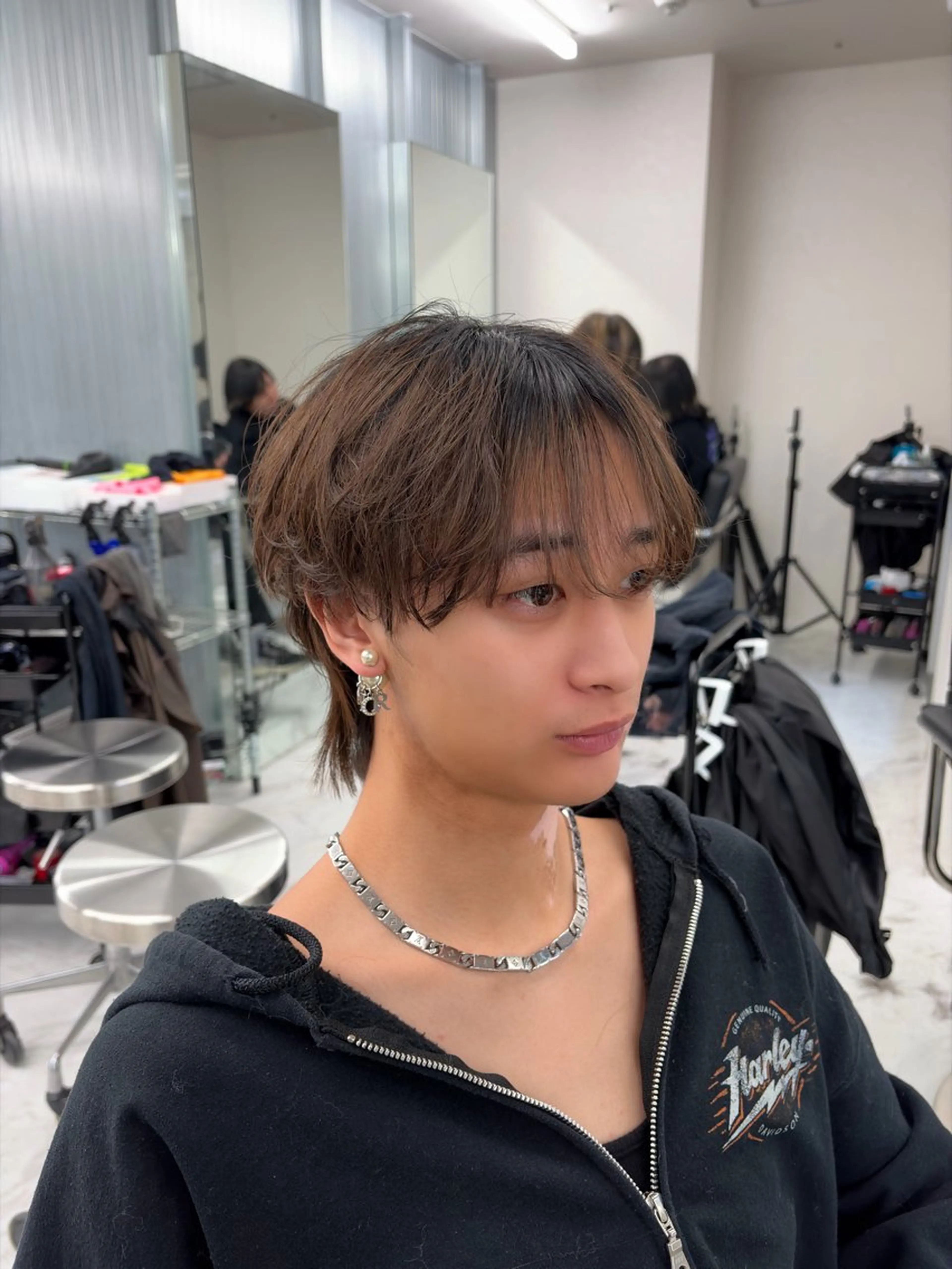 ショート フジイ カナウのヘアスタイル