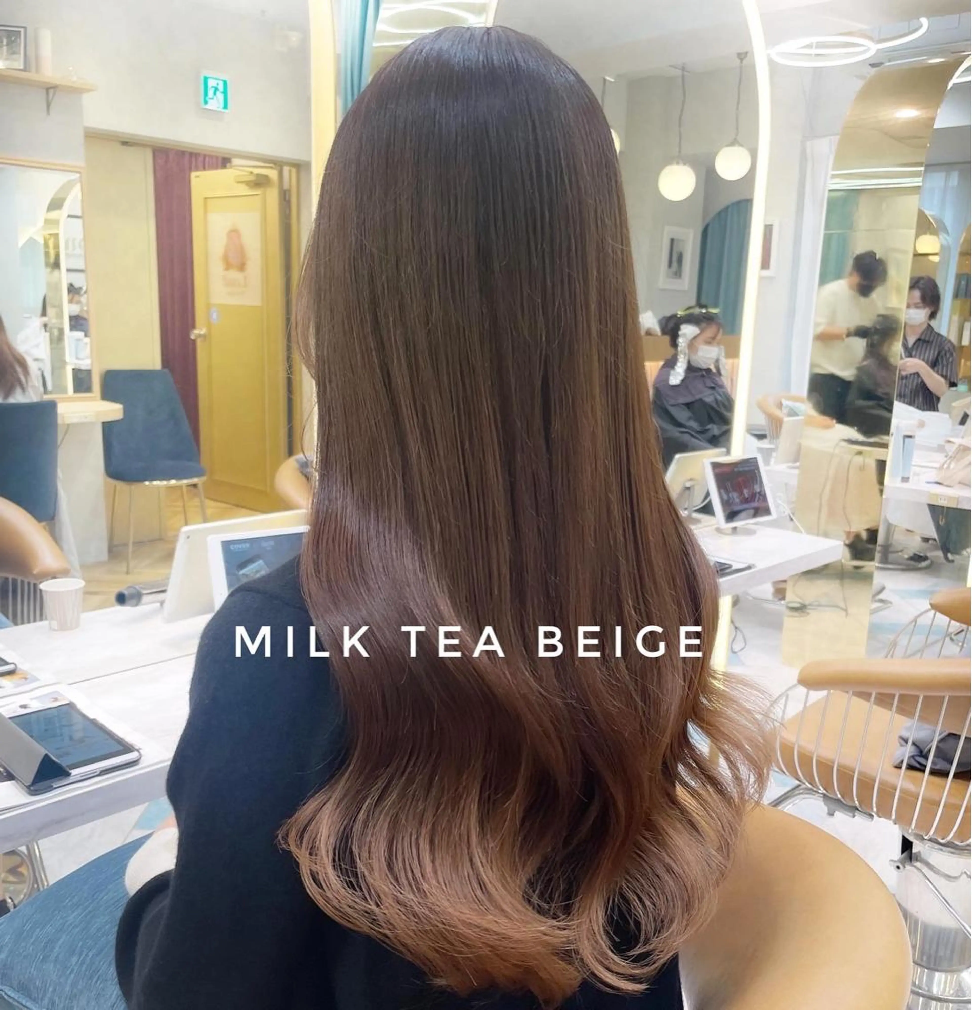 ロング 育休中4/30- 予約受付/野崎かよのヘアスタイル