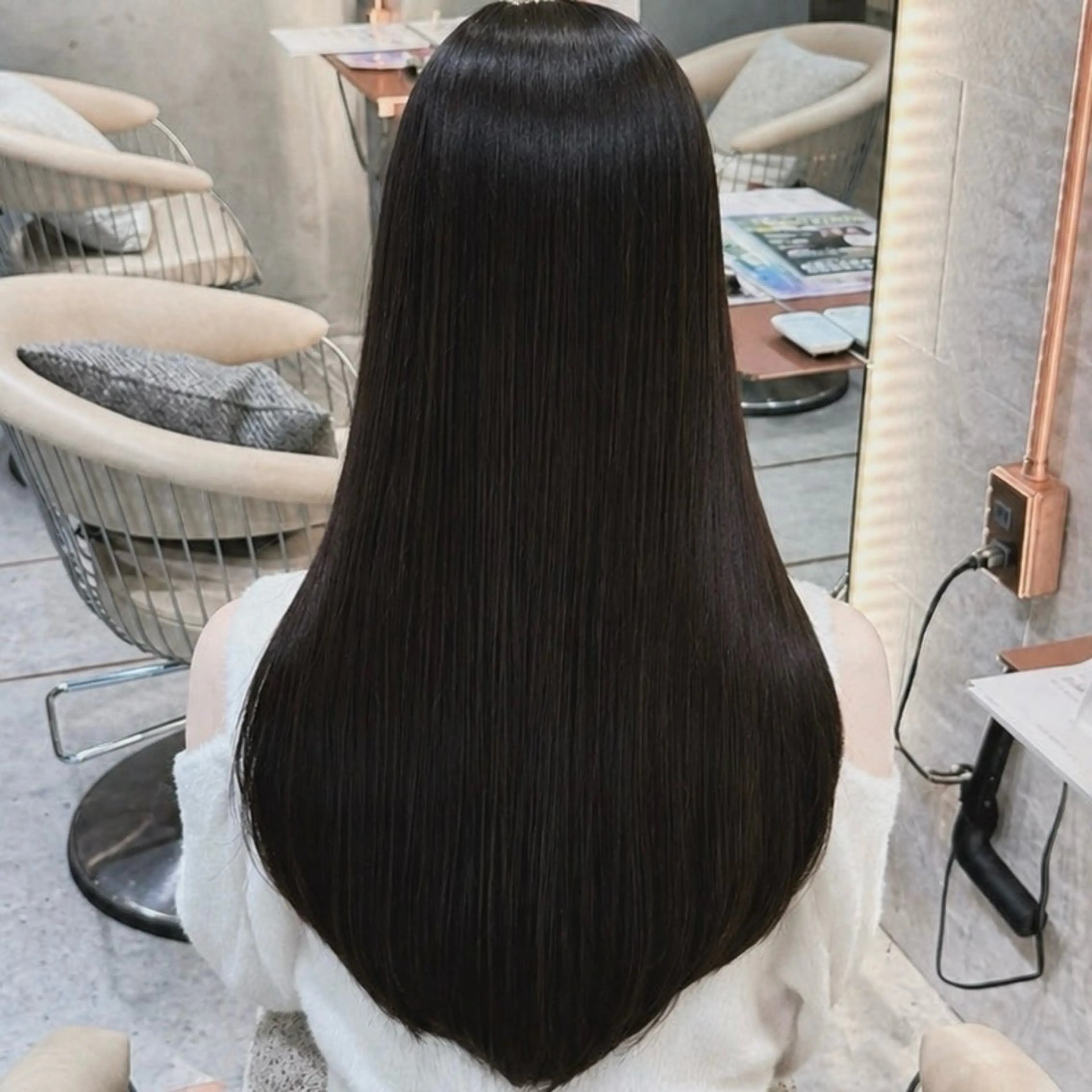 ロング 髪質改善 縮毛矯正 トリートメント カット 縮毛矯正 髪質改善/縮毛矯正 レイヤー/ユウタ👑のヘアスタイル