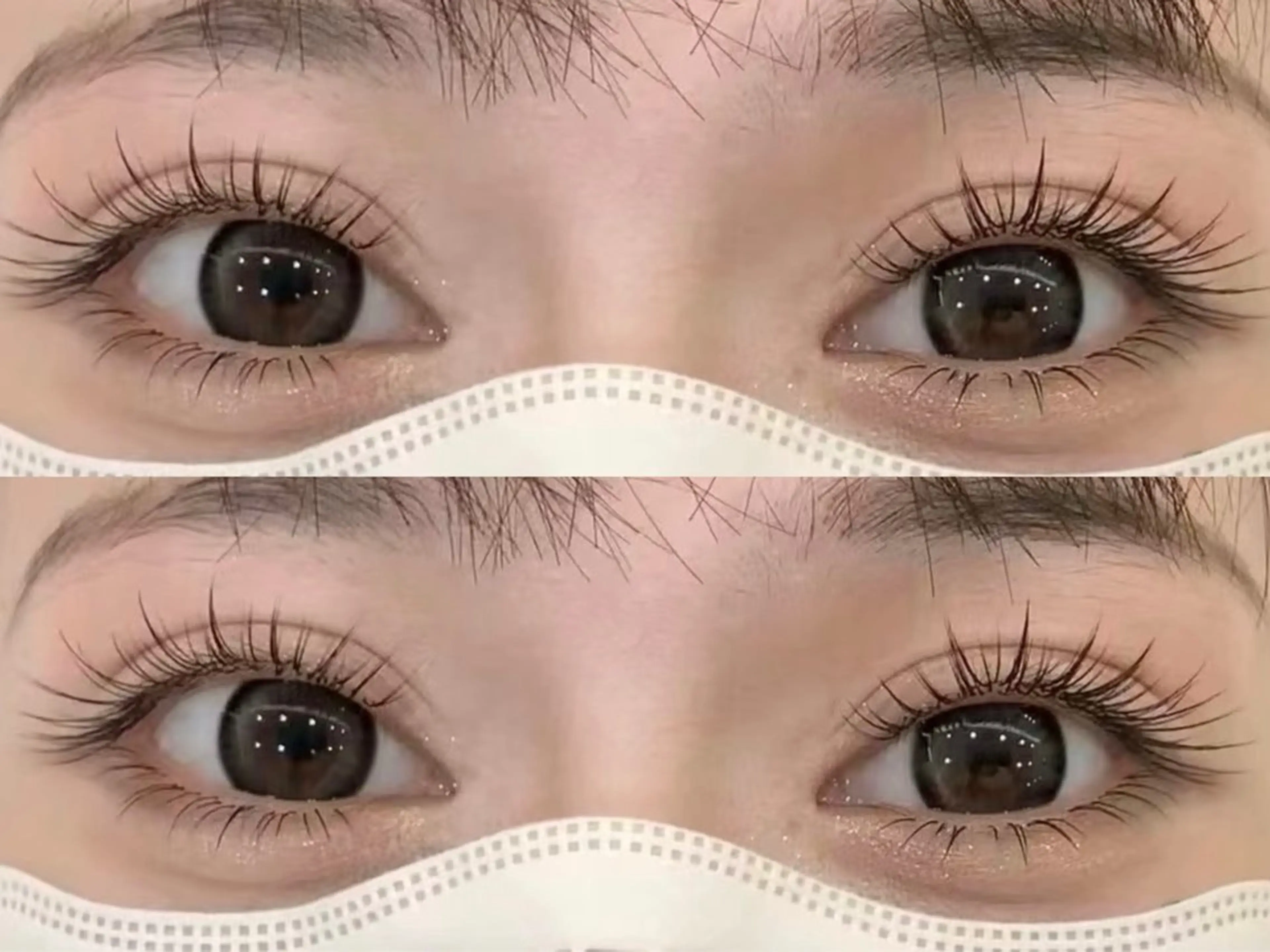 マツエク・マツパ 付け放題 バインドロック カラーマツエク フラットラッシュ 韓国風マツエク W Salon アイラッシュのマツエク・マツパデザイン