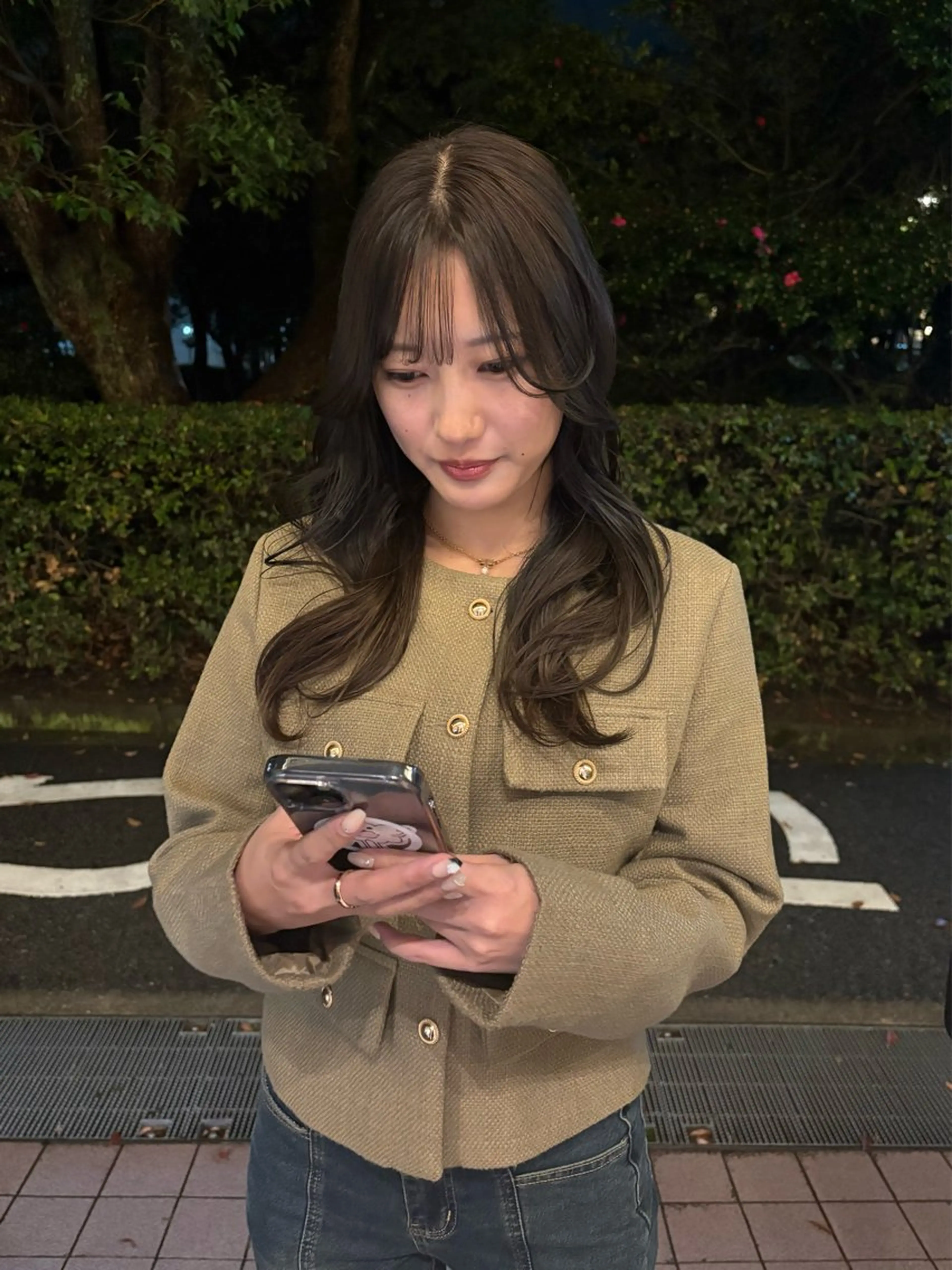 セミロング カット トリートメント メンズモデル募集中 YOKE reinaのヘアスタイル