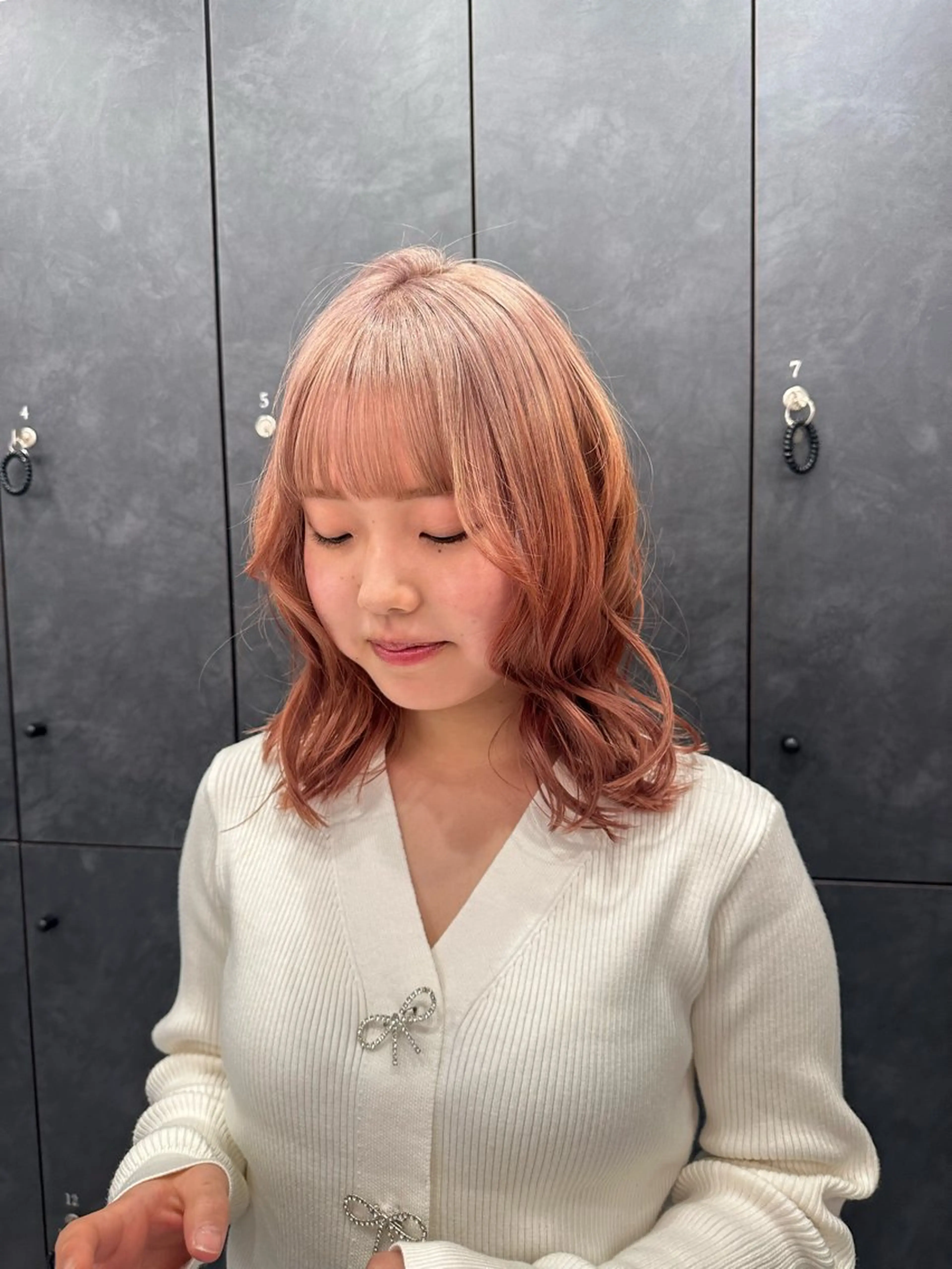 ミディアム カラー 銀座/ヘアセット/ 島村美帆のヘアスタイル