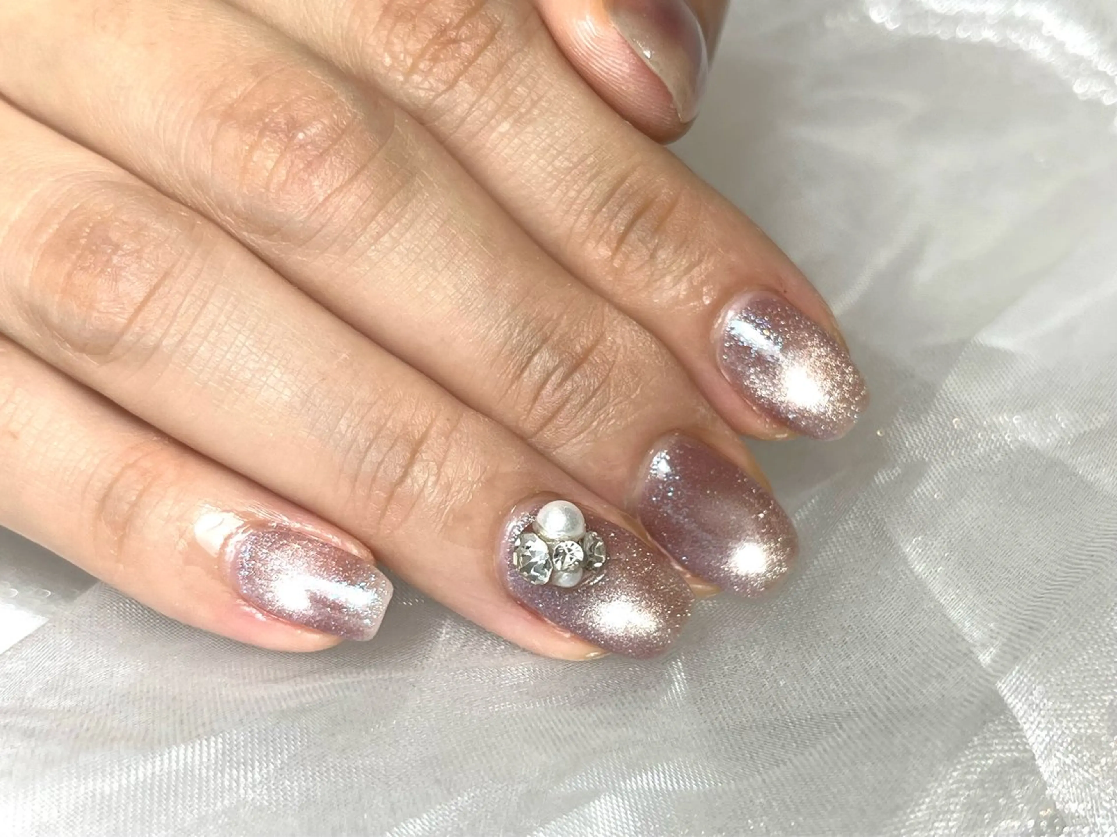 ネイル ストーンネイル Mianail けいのネイルデザイン