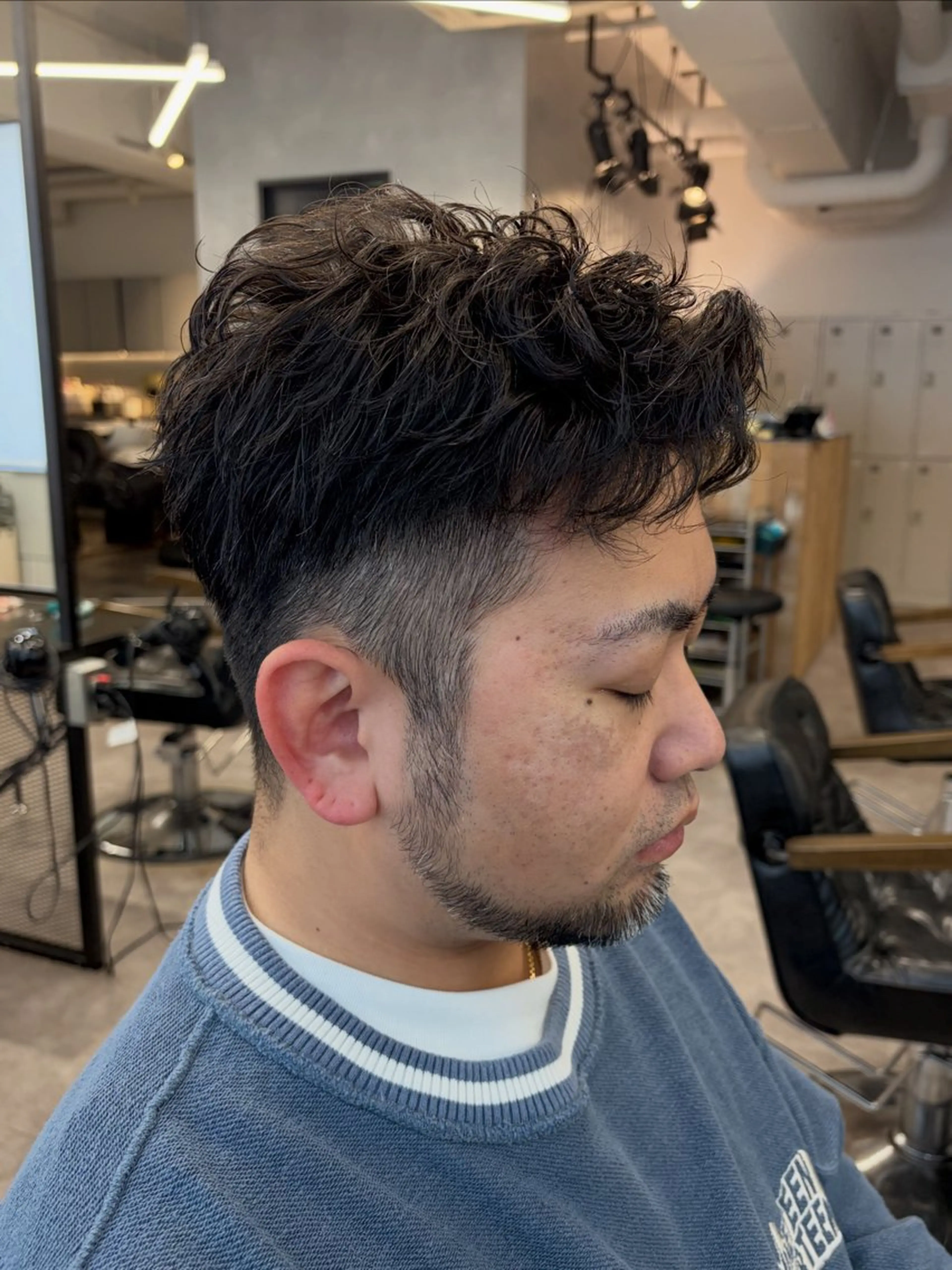 パーマ メンズ フェザーパーマ メンズパーマ カット パーマ 💜垢抜けメンズパー マ💜Sakuraのヘアスタイル