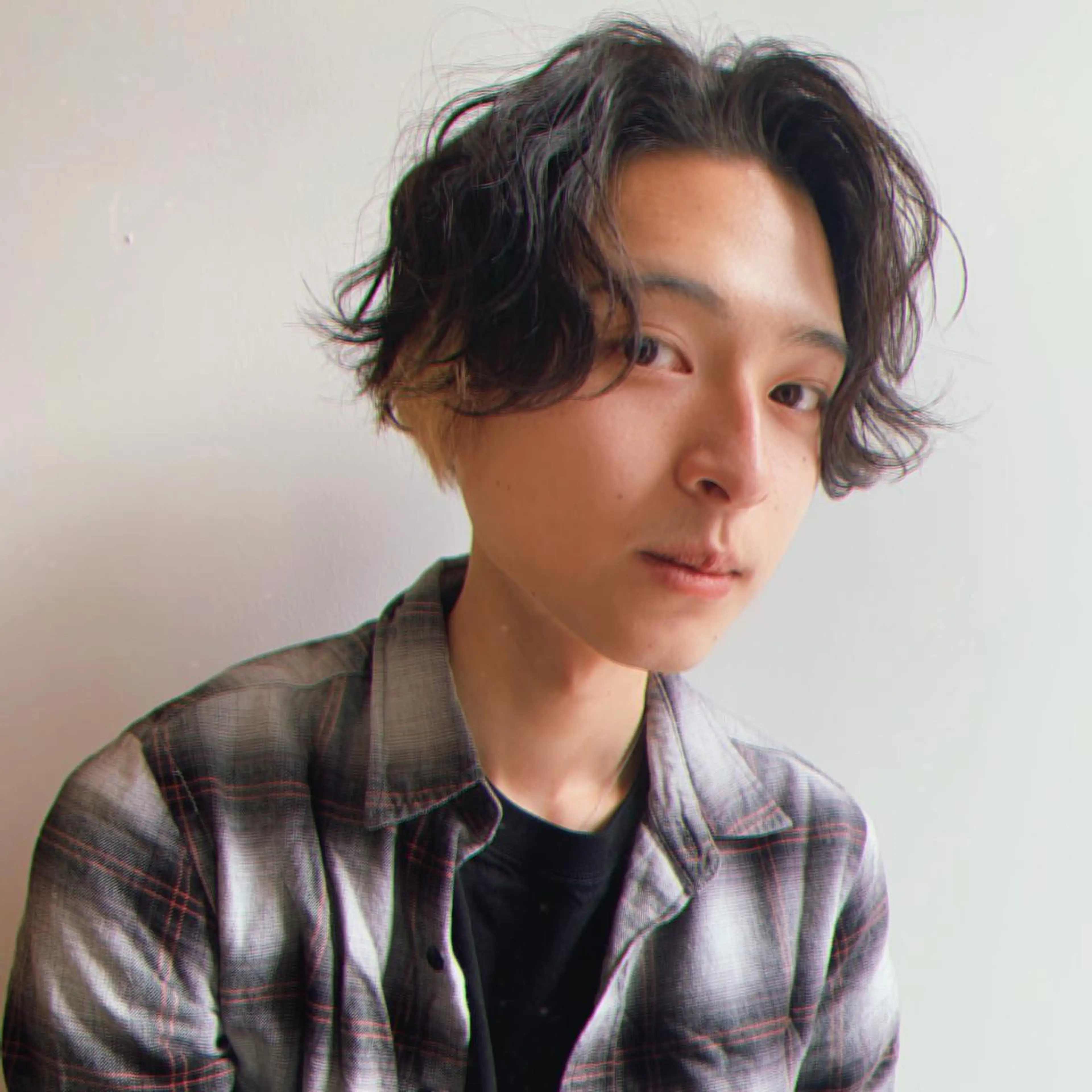 ミディアム メンズ 三矢 ちなつのヘアスタイル