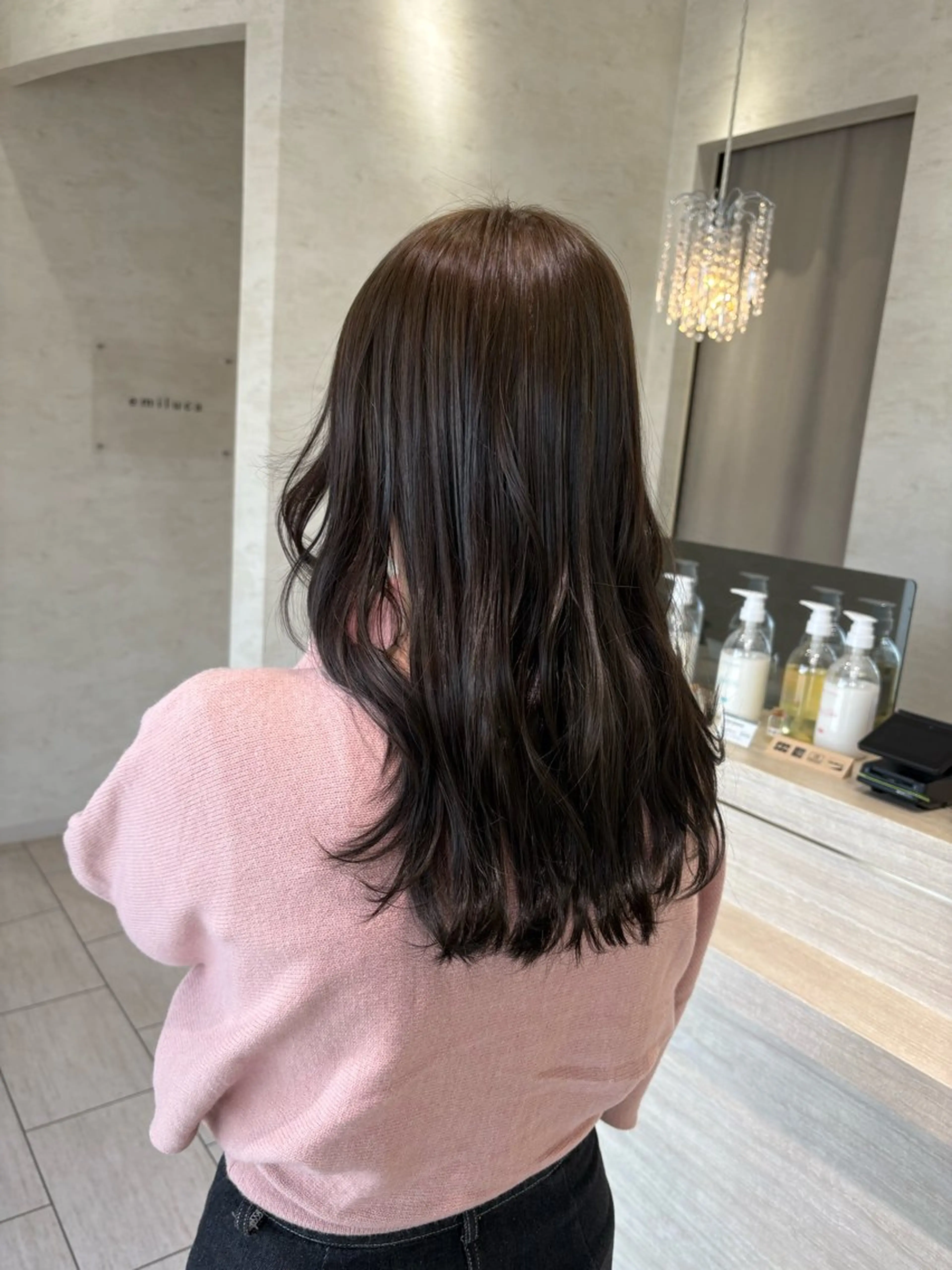 ロング 倉科夏奈 カラー/エクステのヘアスタイル