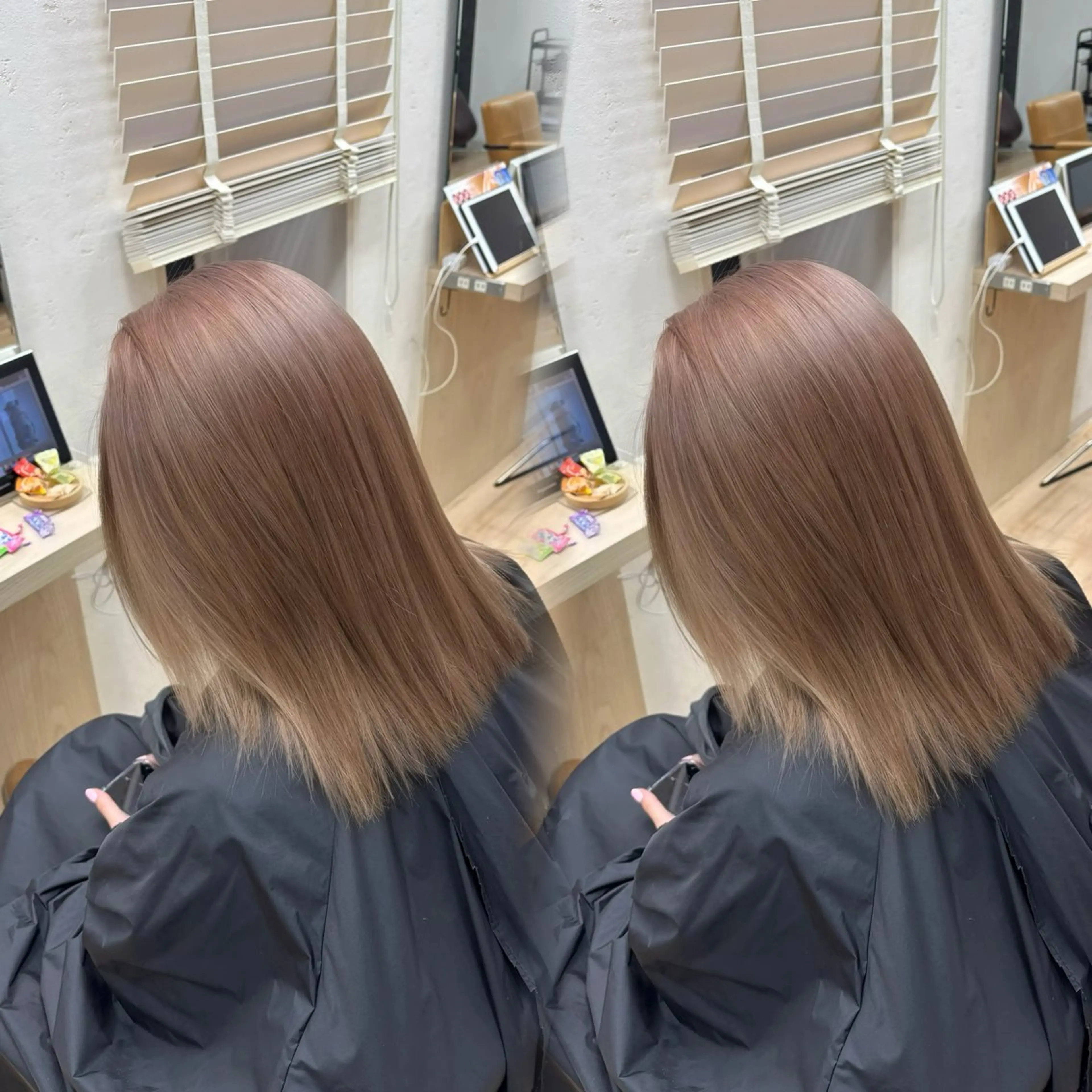 ミディアム ヘアカラー 葉南 /LIANのヘアスタイル