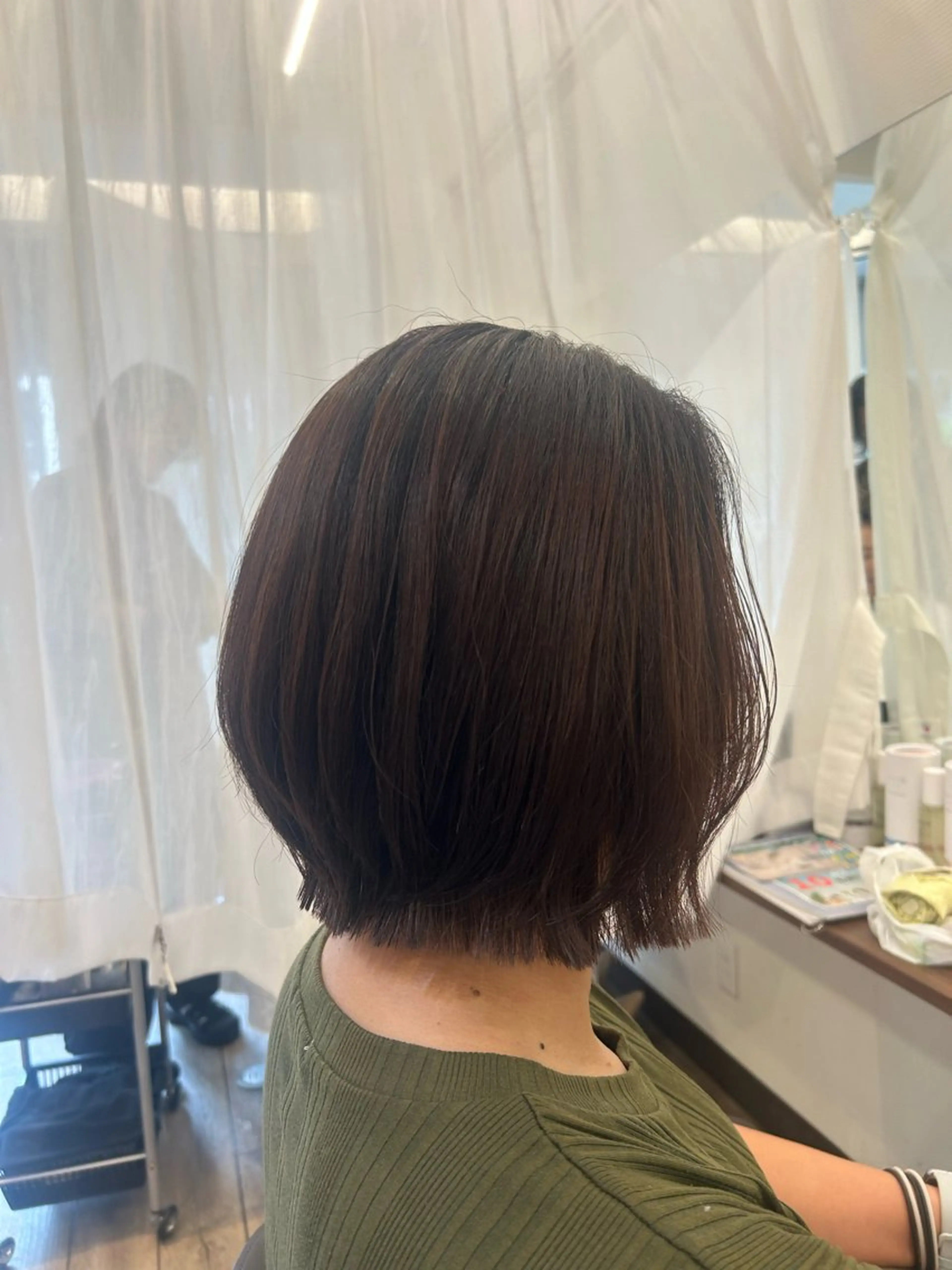 ミディアム レイヤーカット 艶カラー /Chitose🎀のヘアスタイル