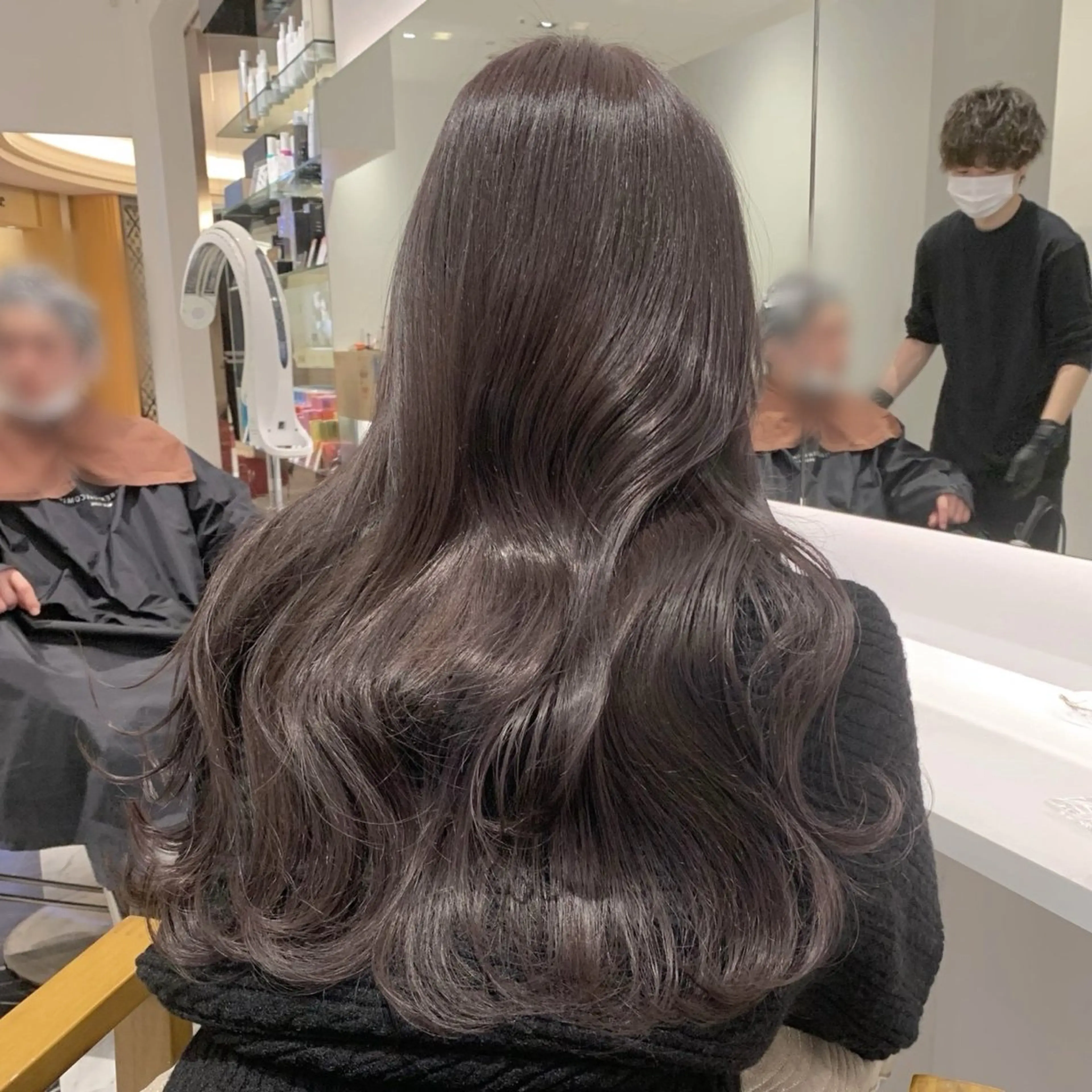 ロング カラー こやま さなのヘアスタイル
