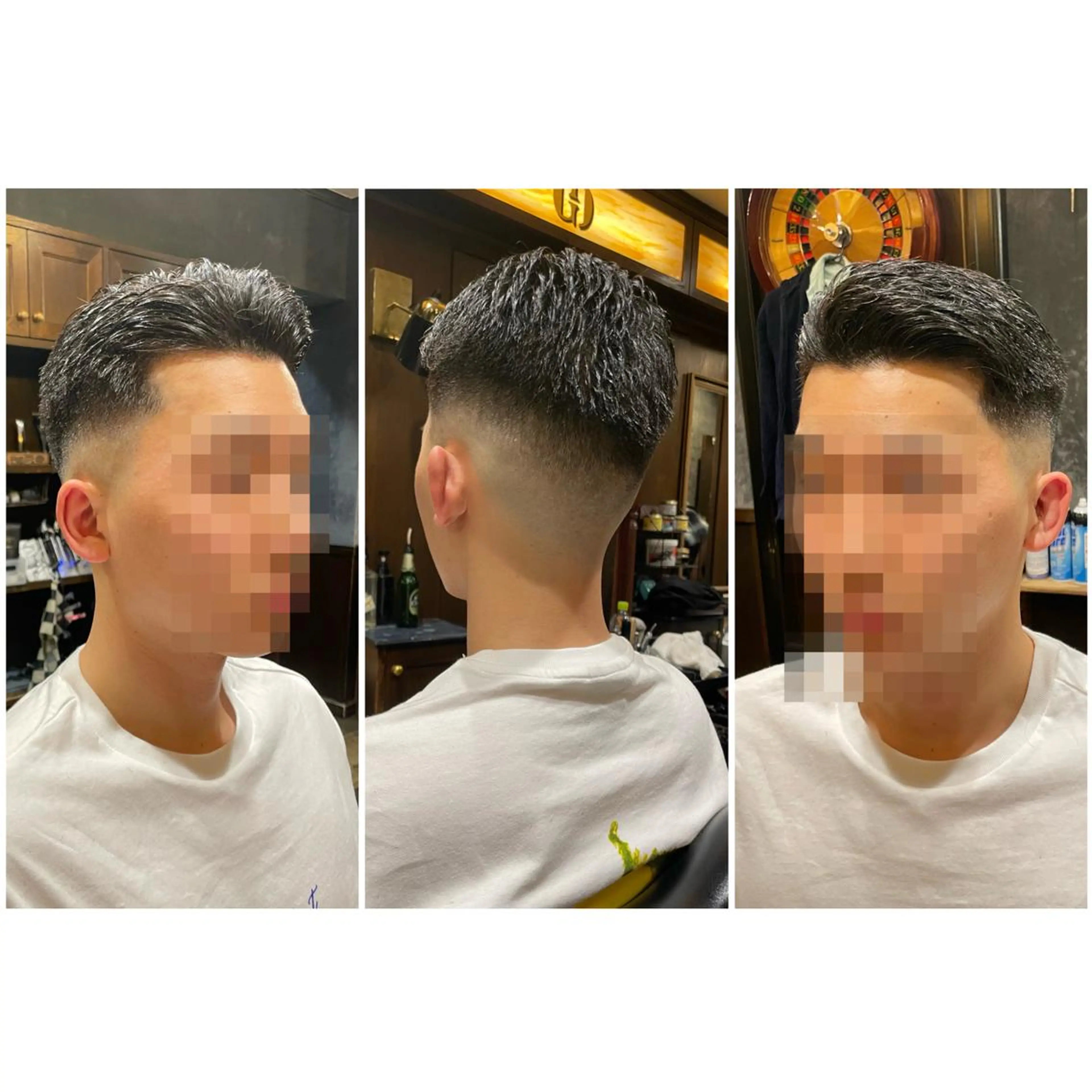 ショート メンズ フェードカット スキンフェード 佐藤 智美のヘアスタイル