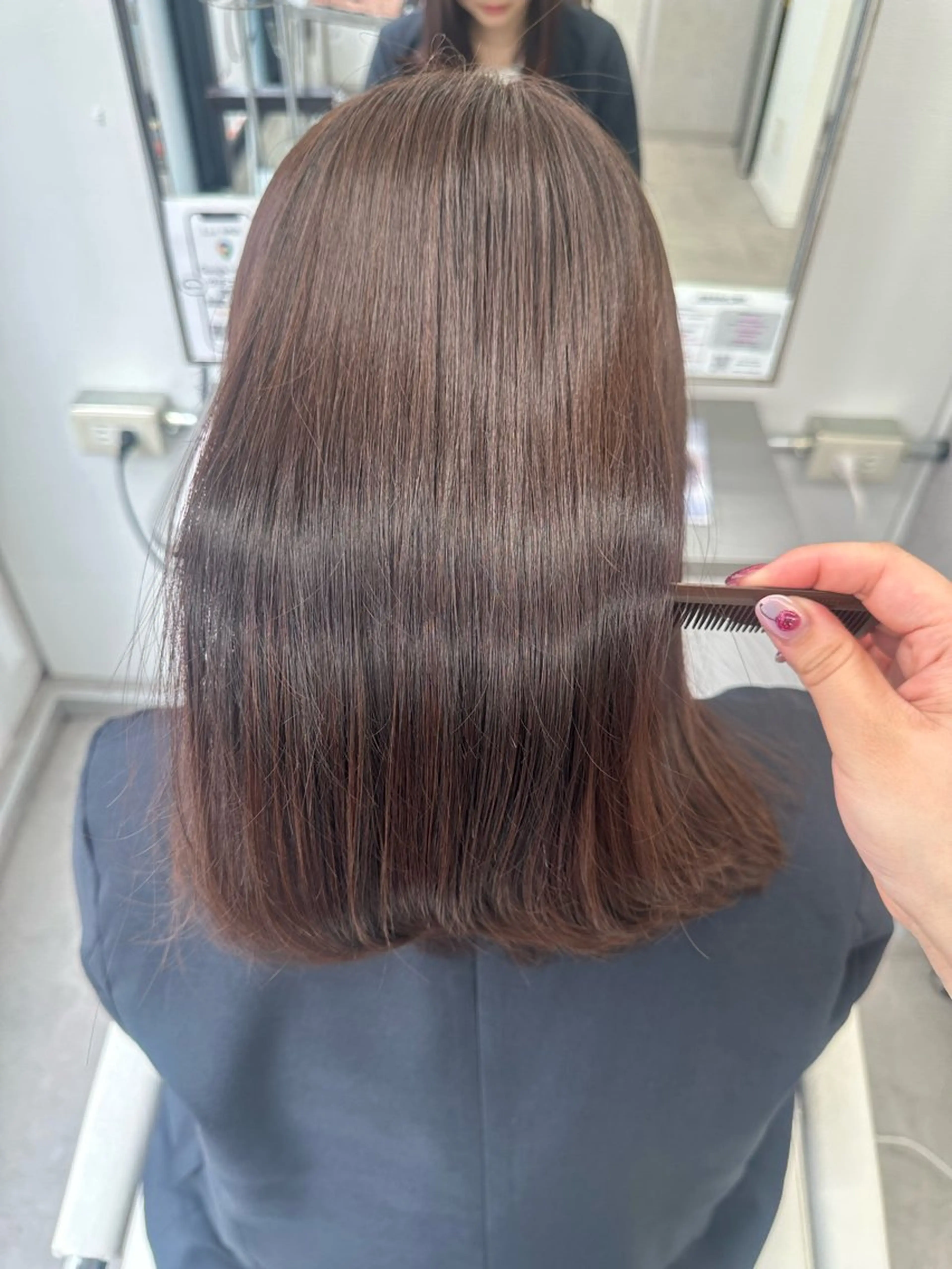 セミロング カラー ブラウンカラー 🌟モデル募集 /さら🩷のヘアスタイル