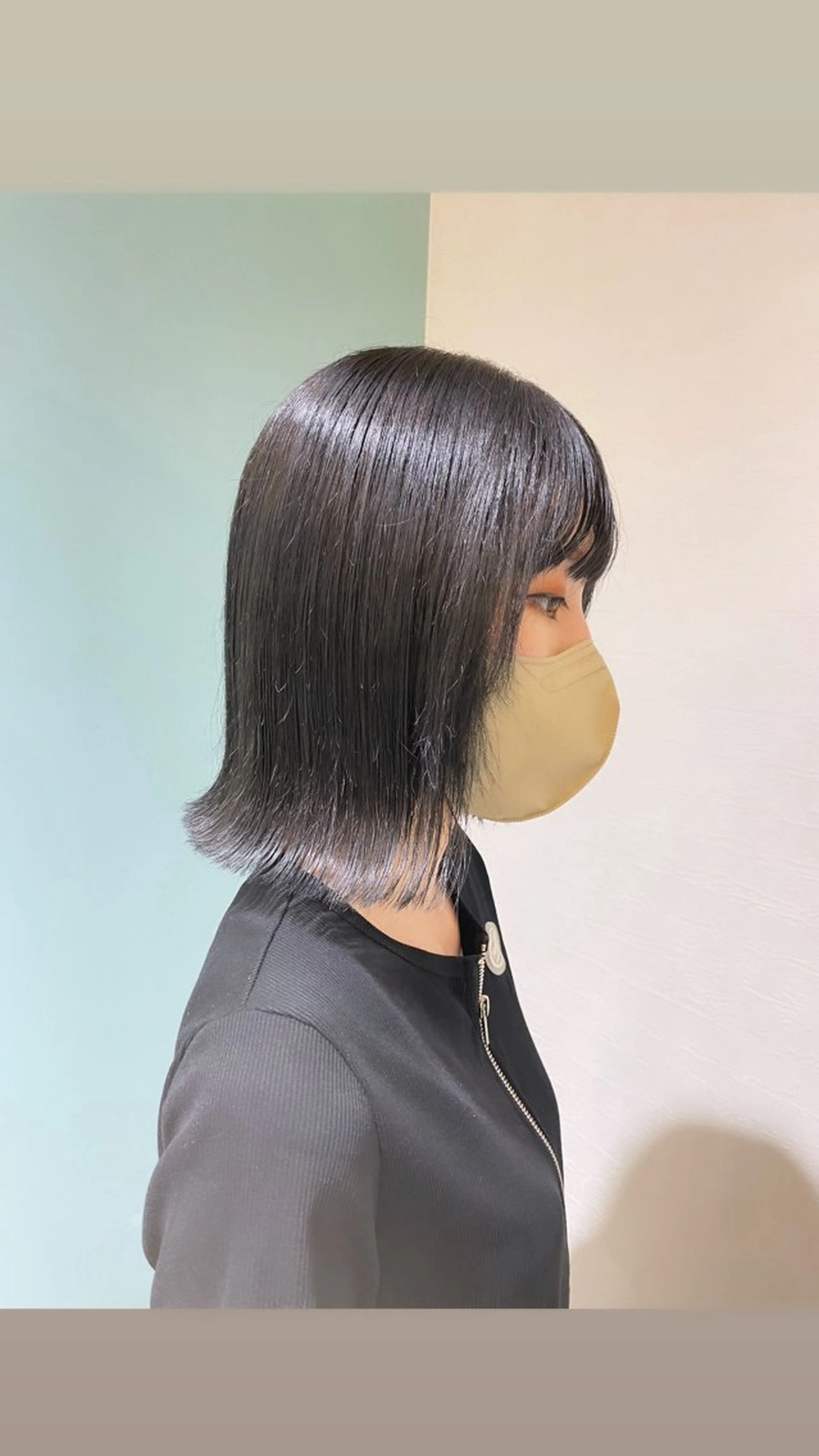 ミディアム カラー ヘアアレンジ 透明感カラー ダークグレー カット ヘアカラー 🌷艶髪/髪質改善/ 松村きさら🌷のヘアスタイル