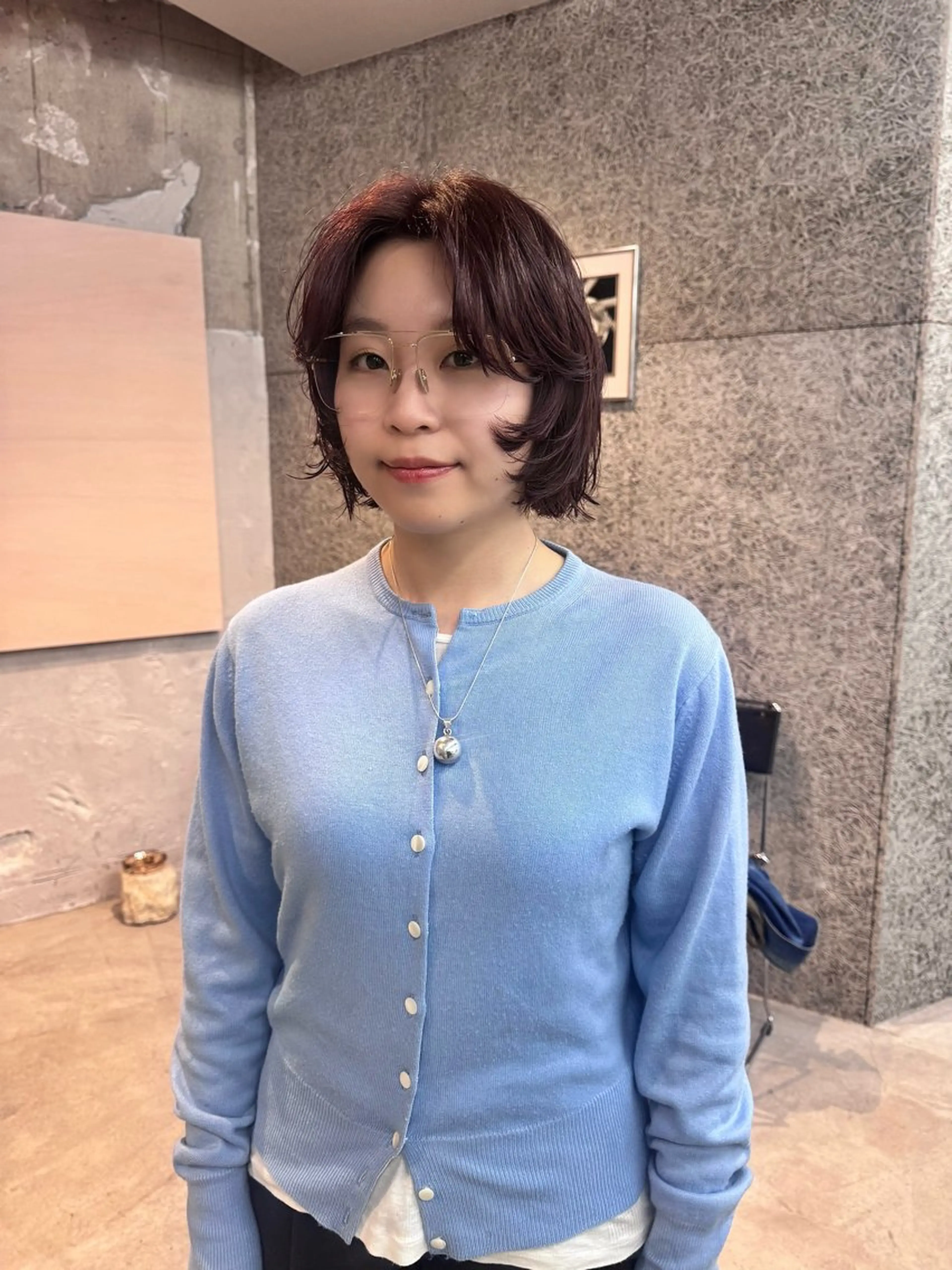 ショート カラー パーマ カット casey mayuのヘアスタイル